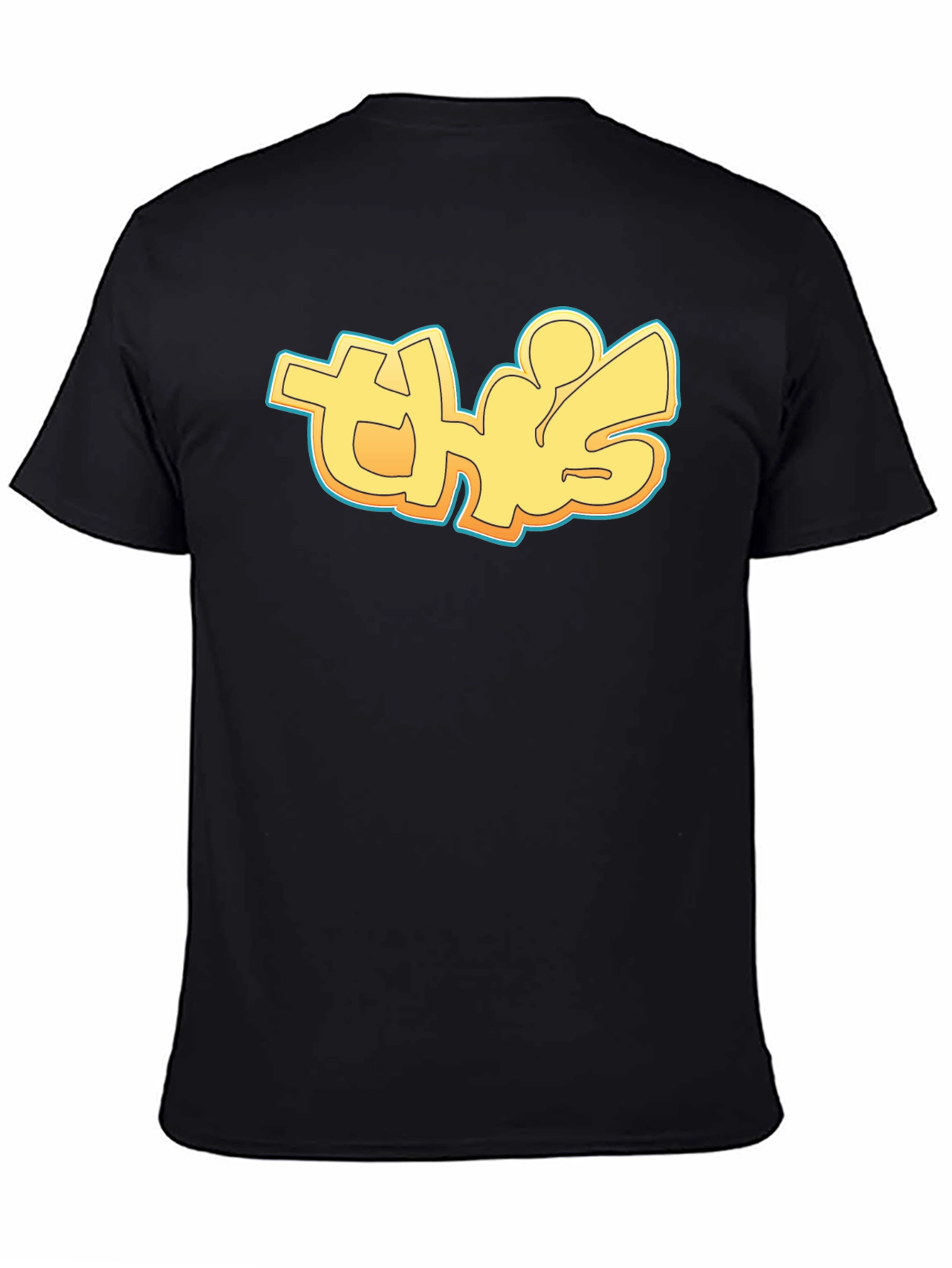 Street Style Graphic Tee - Cool Yellow Urban Design