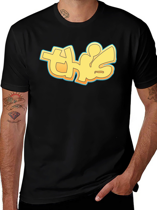 Street Style Graphic Tee - Cool Yellow Urban Design