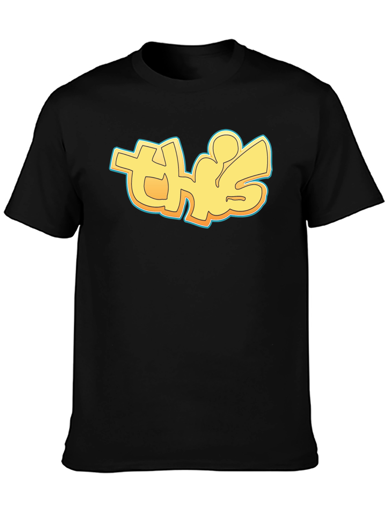 Street Style Graphic Tee - Cool Yellow Urban Design