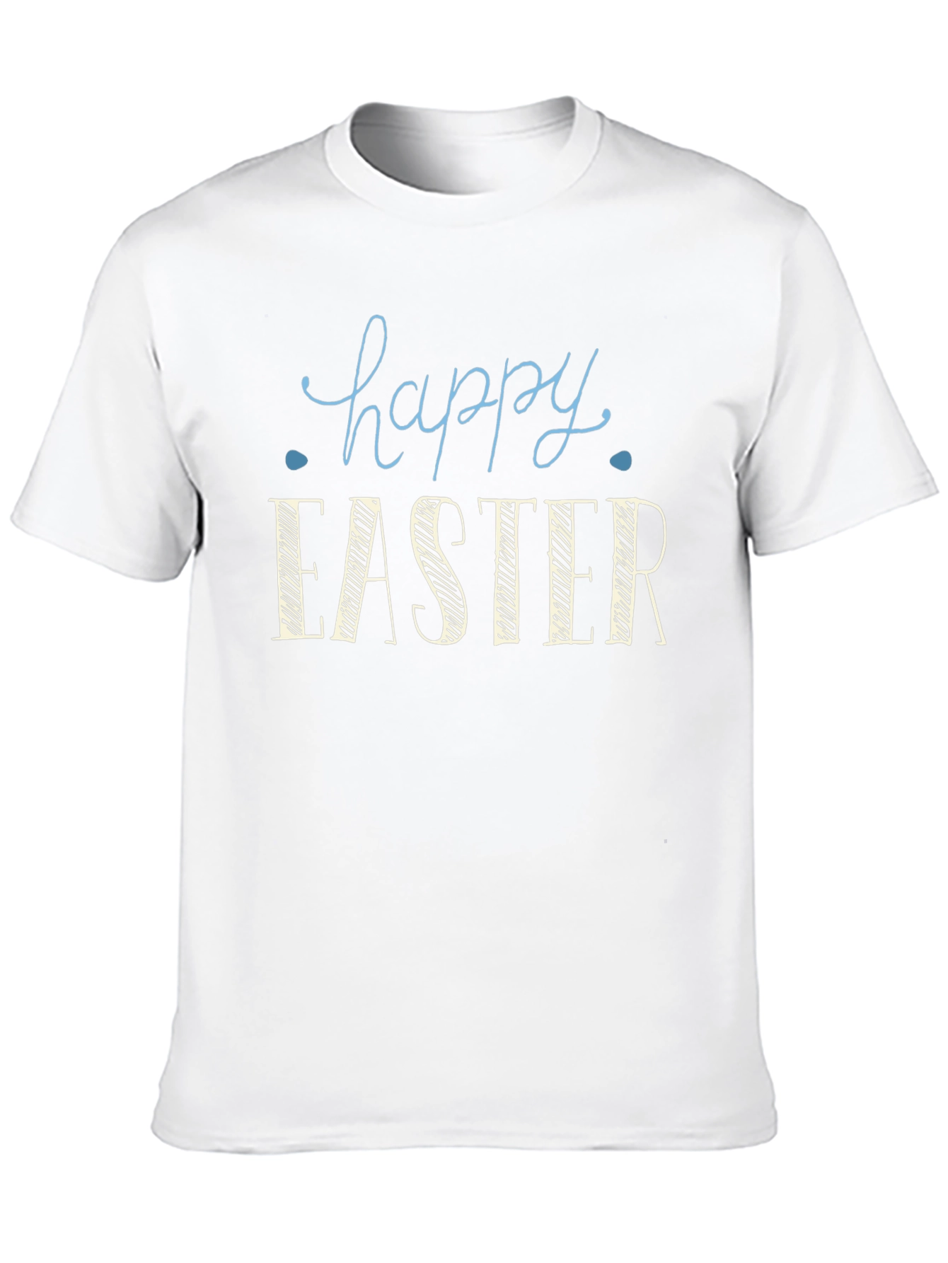 Happy Easter Graphic T-Shirt - Black Unisex Tee