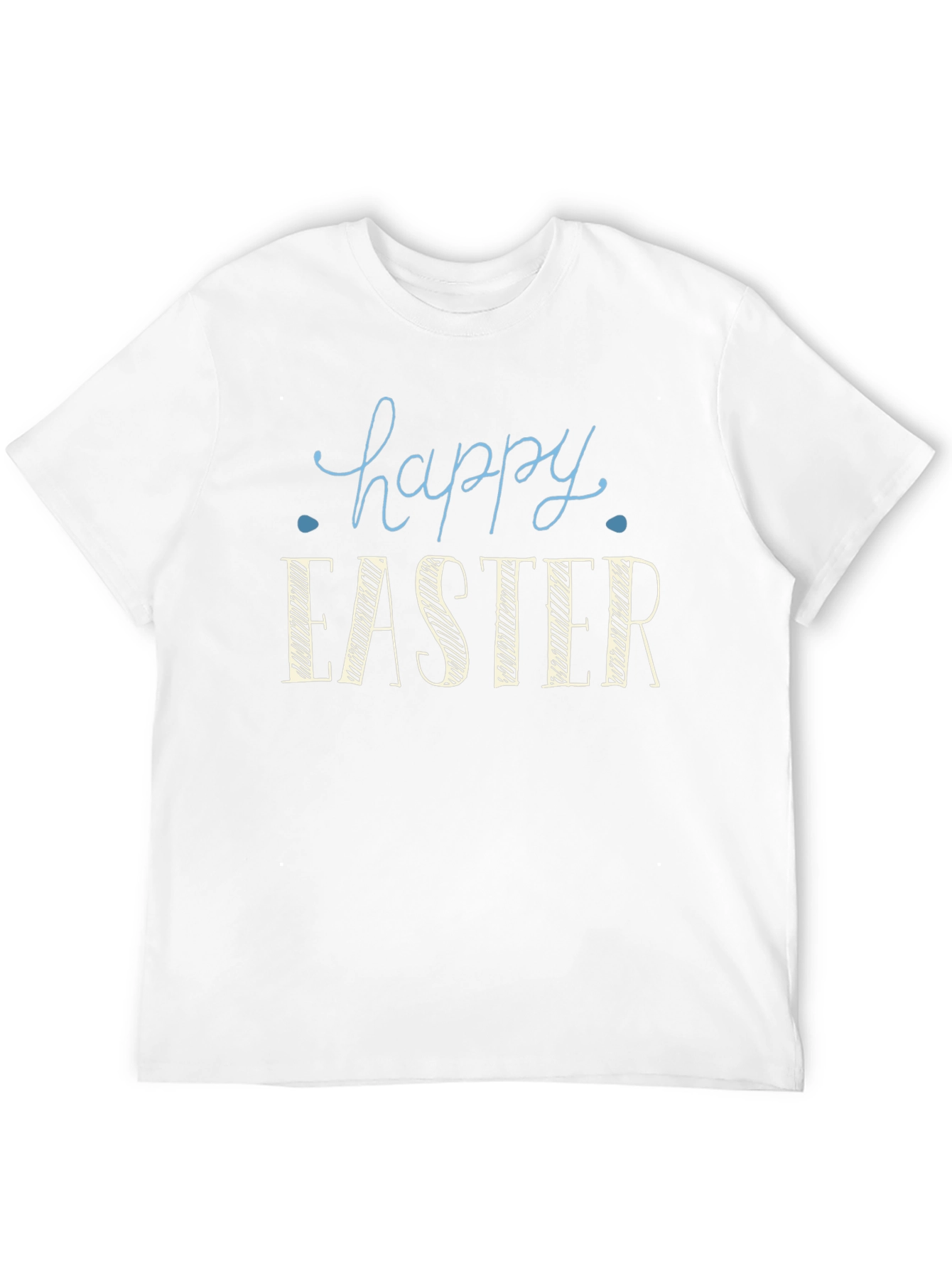 Happy Easter Graphic T-Shirt - Black Unisex Tee