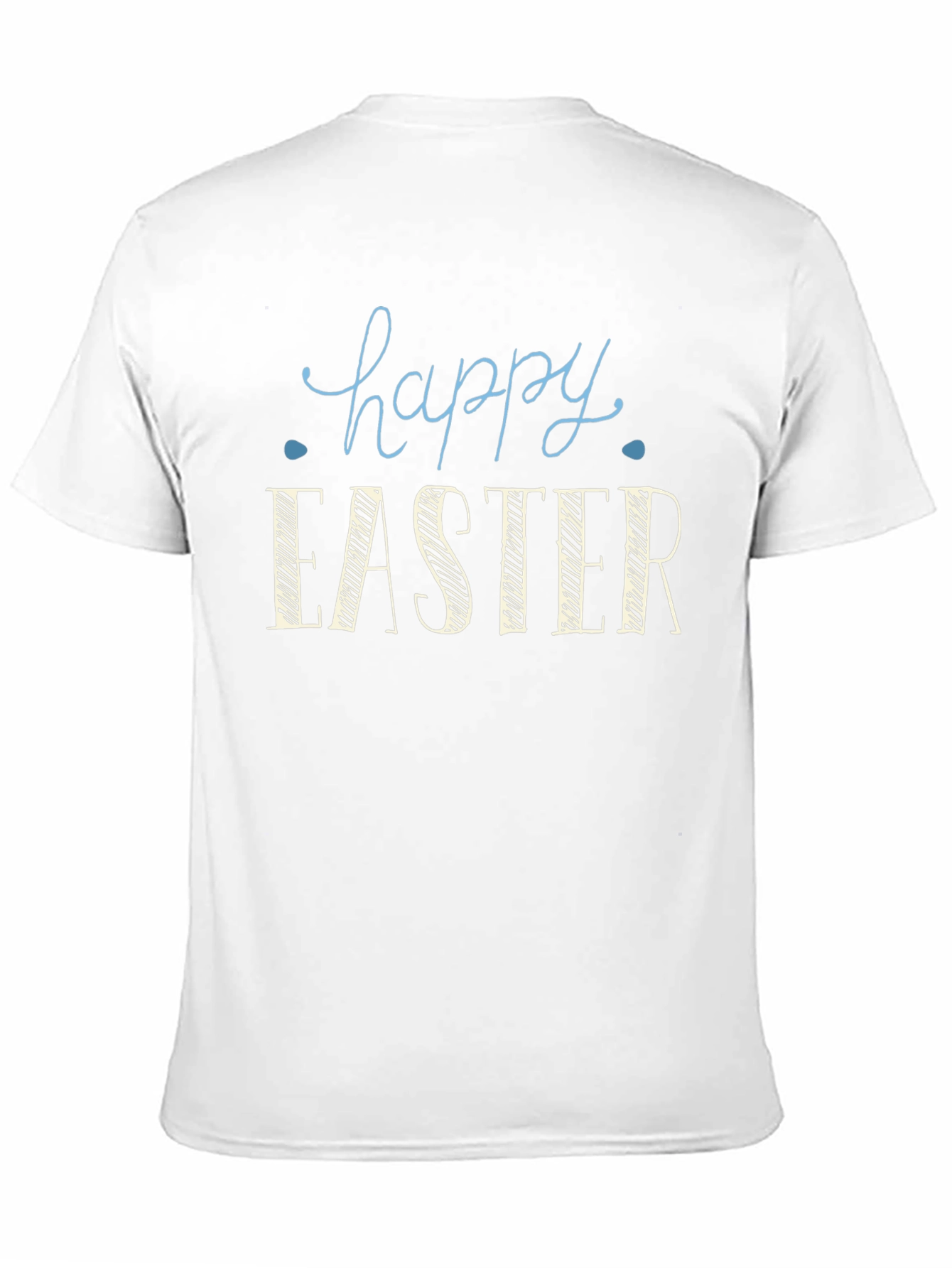 Happy Easter Graphic T-Shirt - Black Unisex Tee