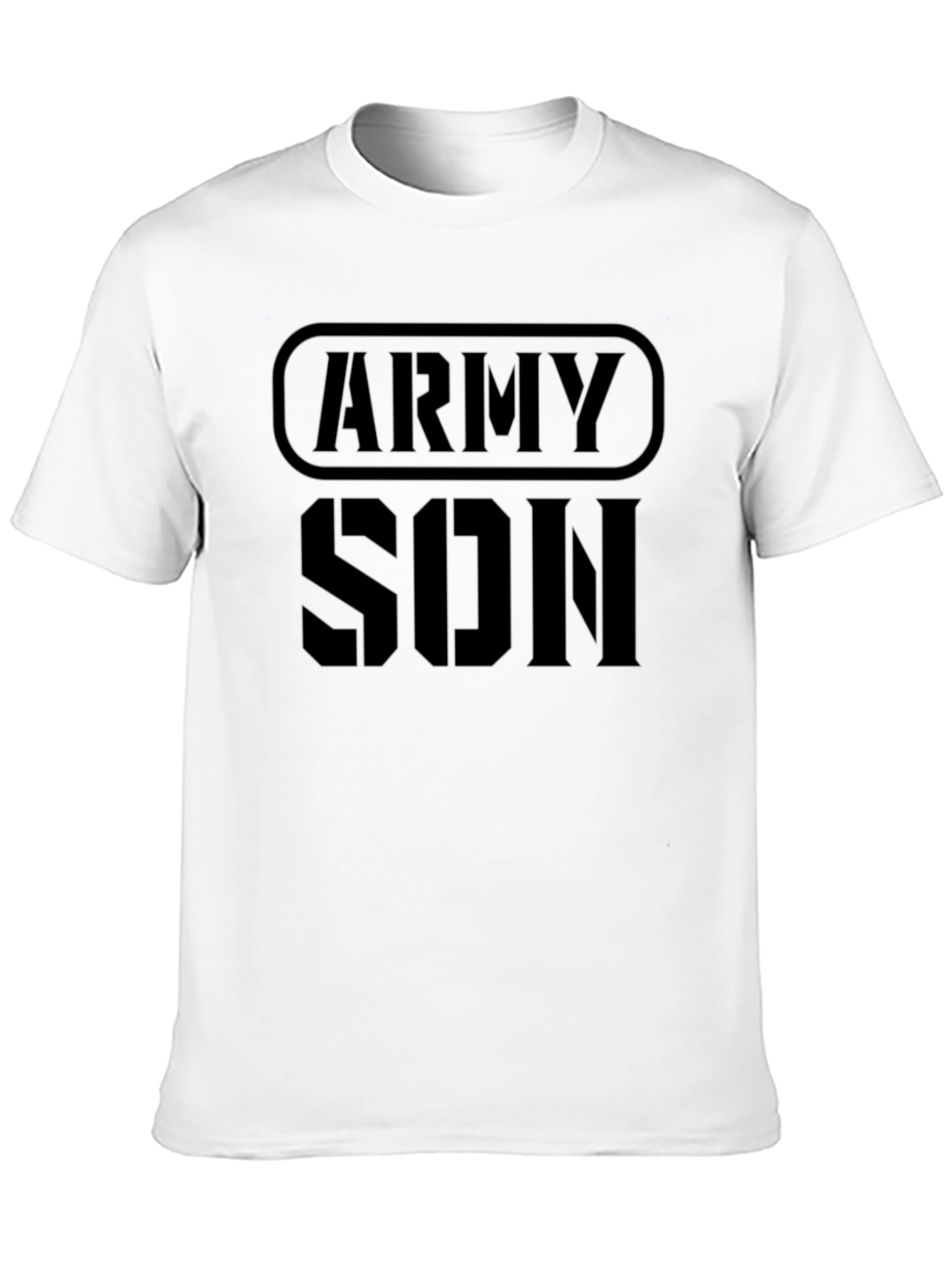 Army Son Black Graphic Tee