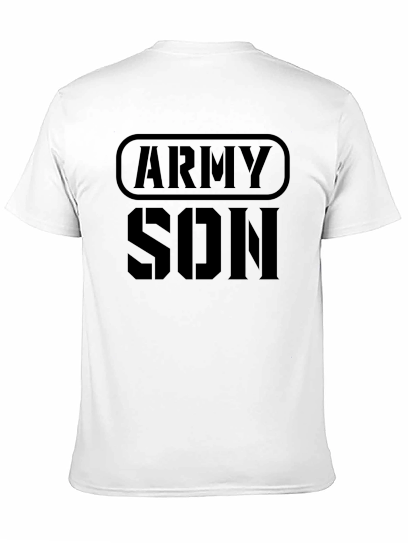 Army Son Black Graphic Tee