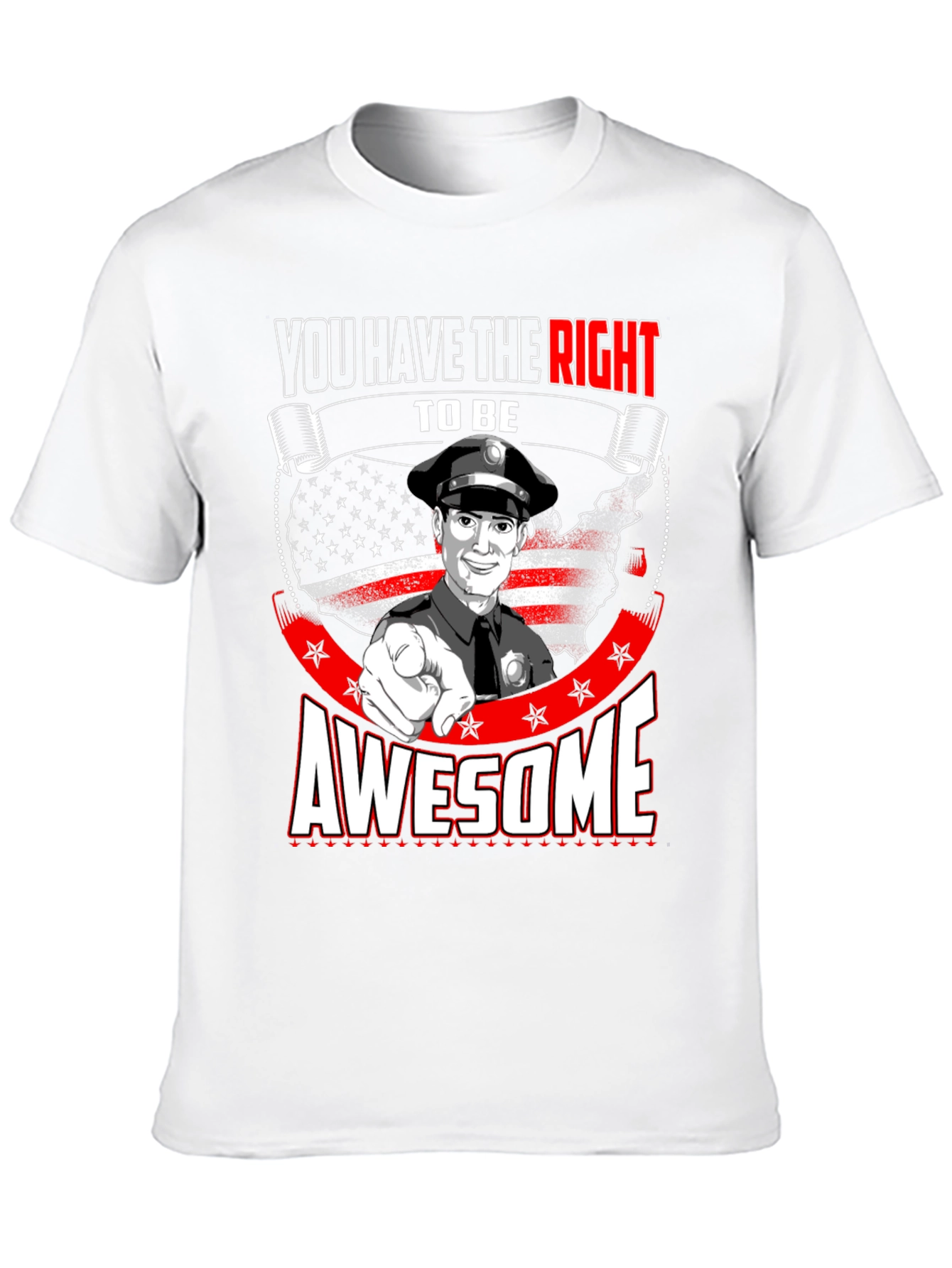 Right to Be Awesome Police T-Shirt