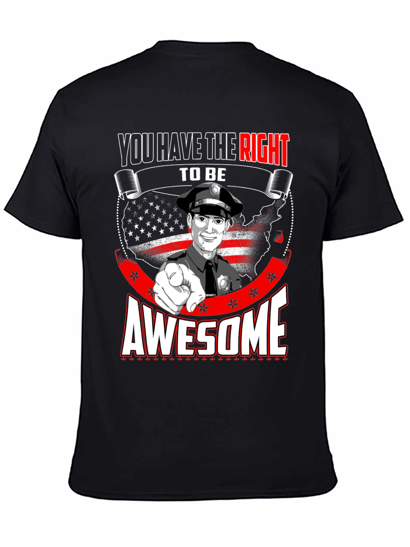 Right to Be Awesome Police T-Shirt
