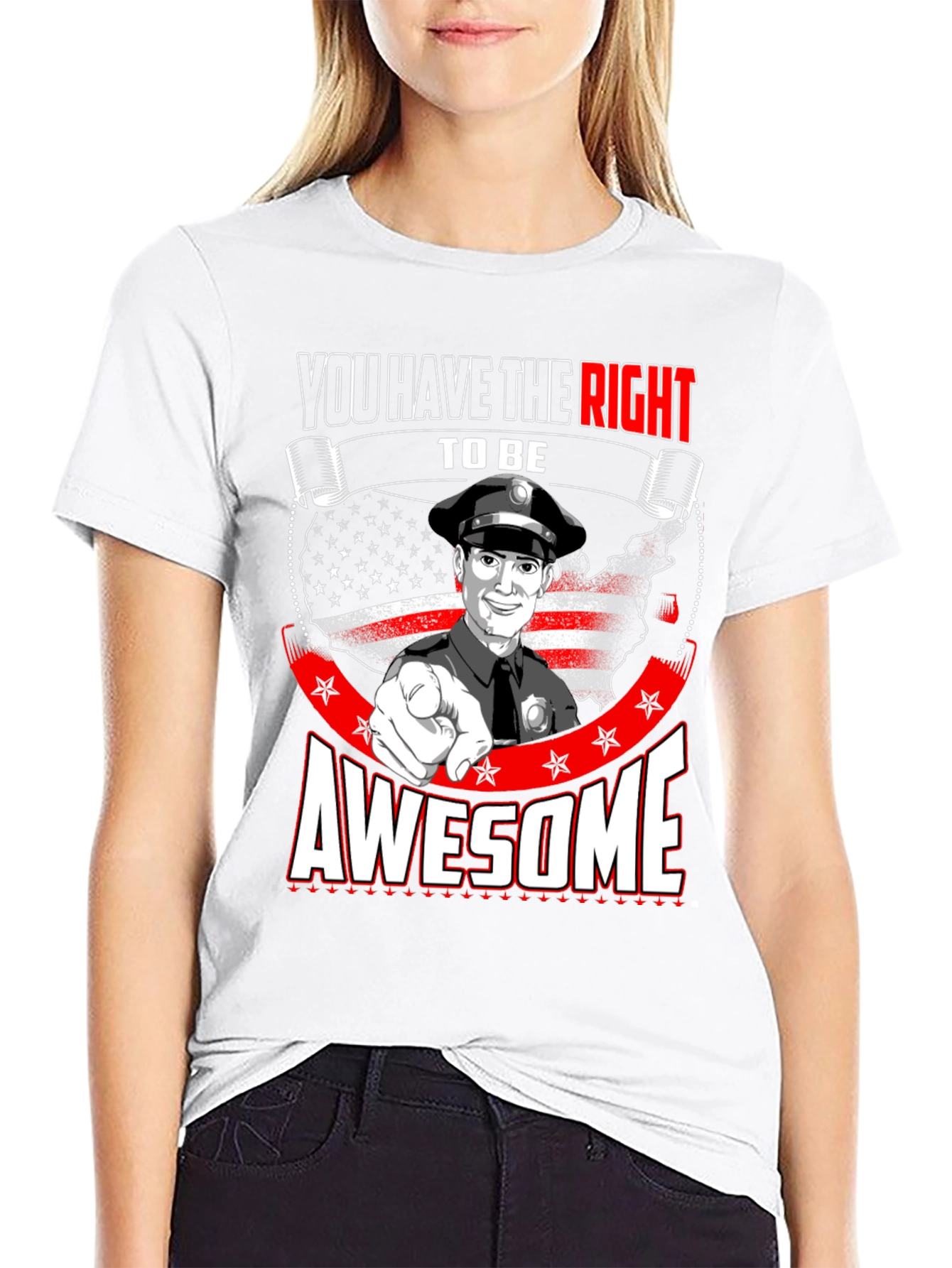 Right to Be Awesome Police T-Shirt