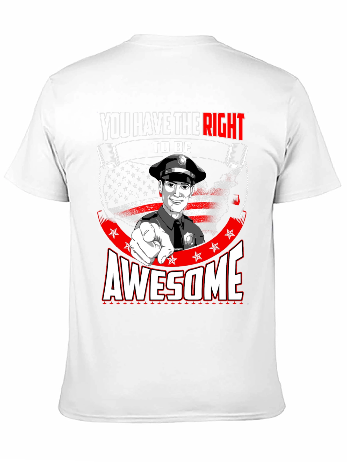 Right to Be Awesome Police T-Shirt