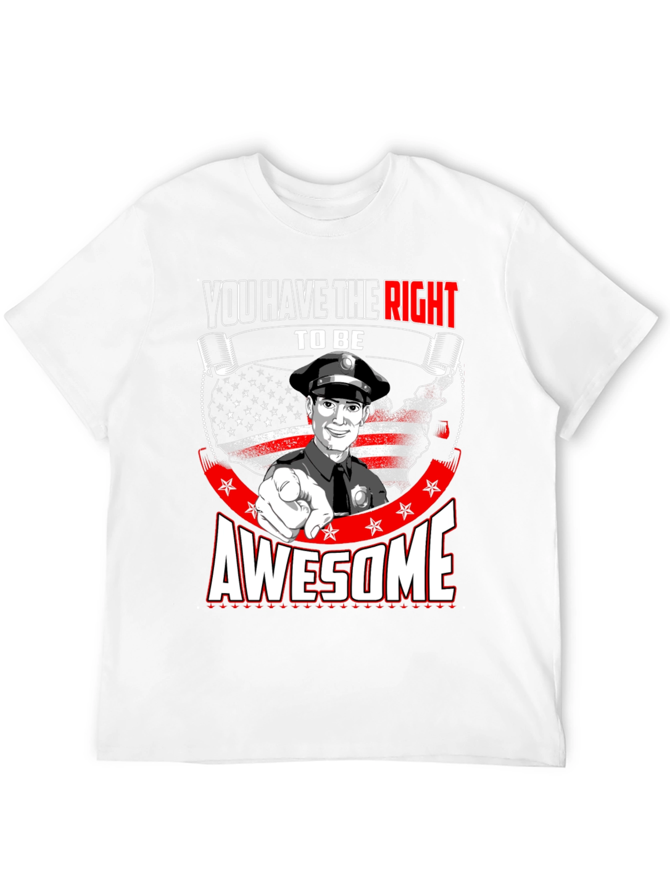 Right to Be Awesome Police T-Shirt