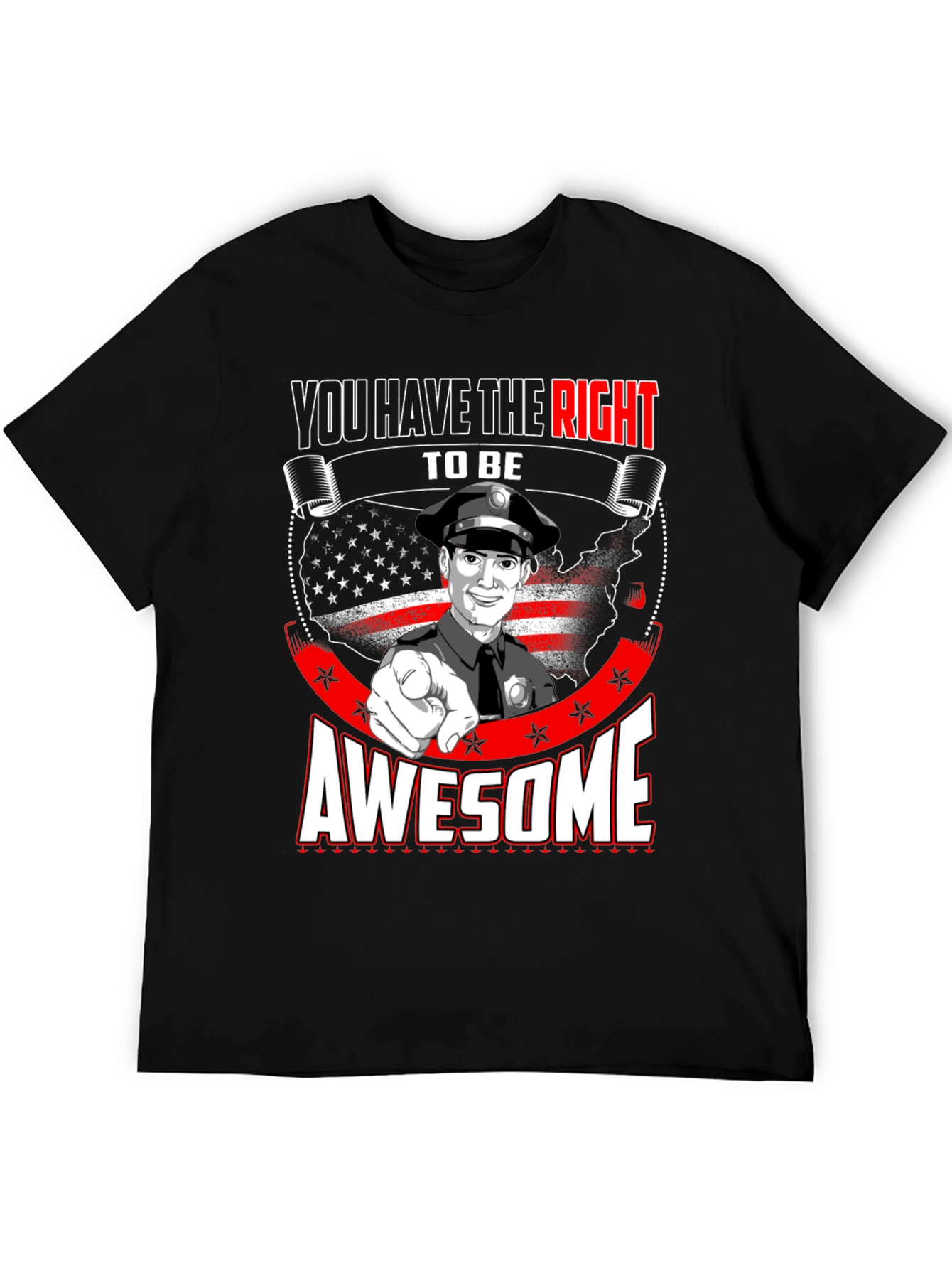 Right to Be Awesome Police T-Shirt