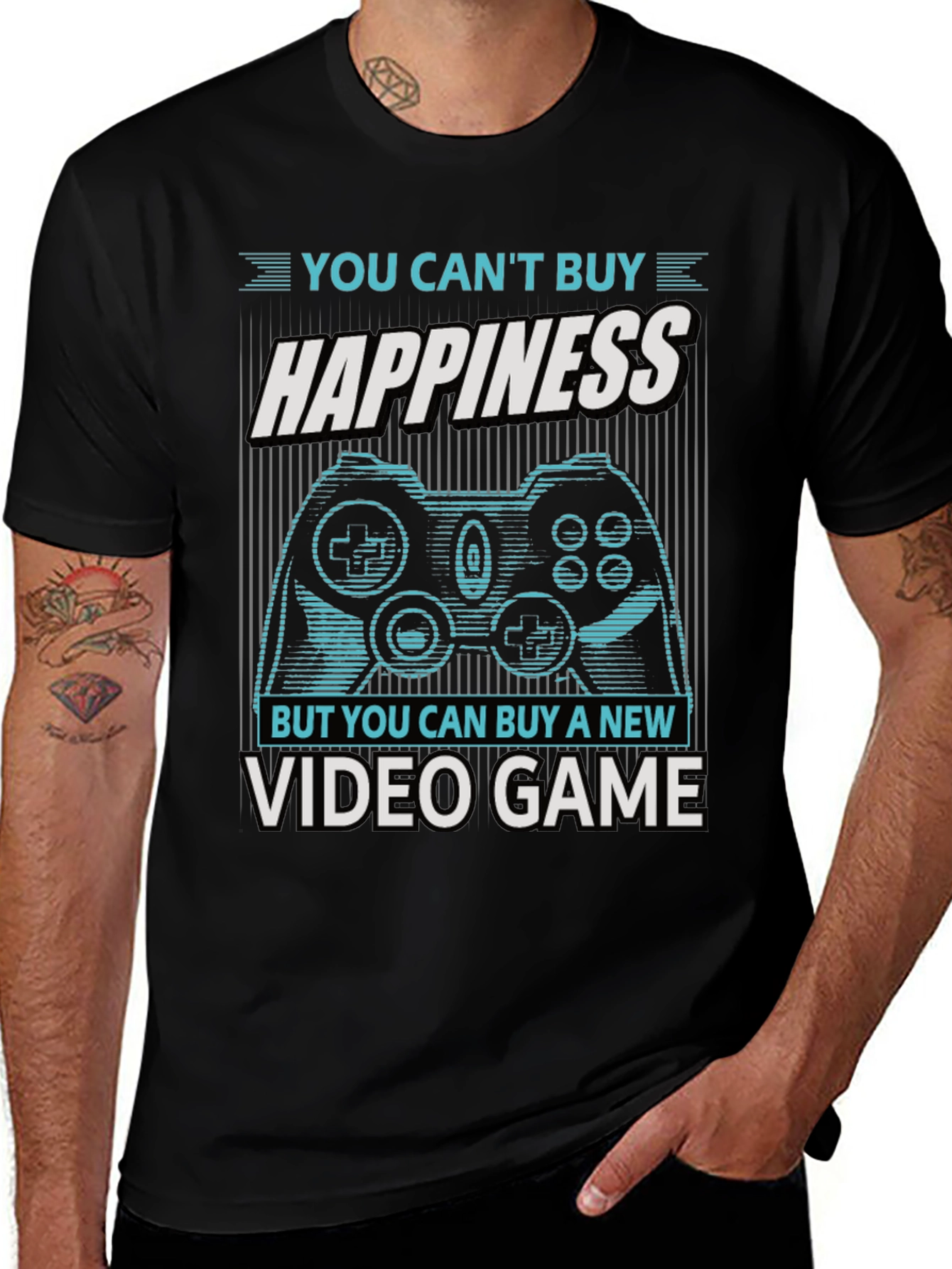 Gamer T-Shirt: Buy Video Games Not Happiness