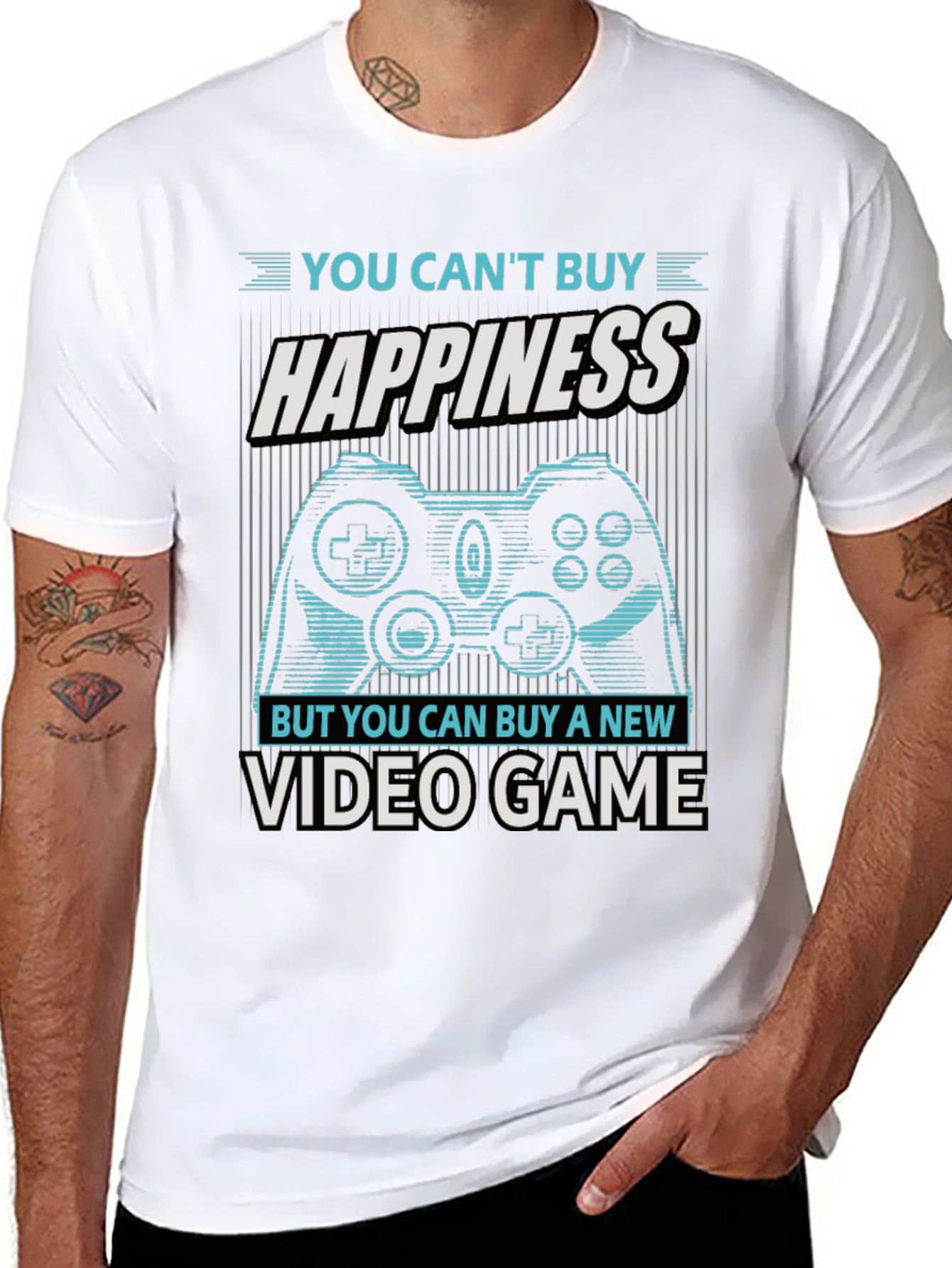 Gamer T-Shirt: Buy Video Games Not Happiness