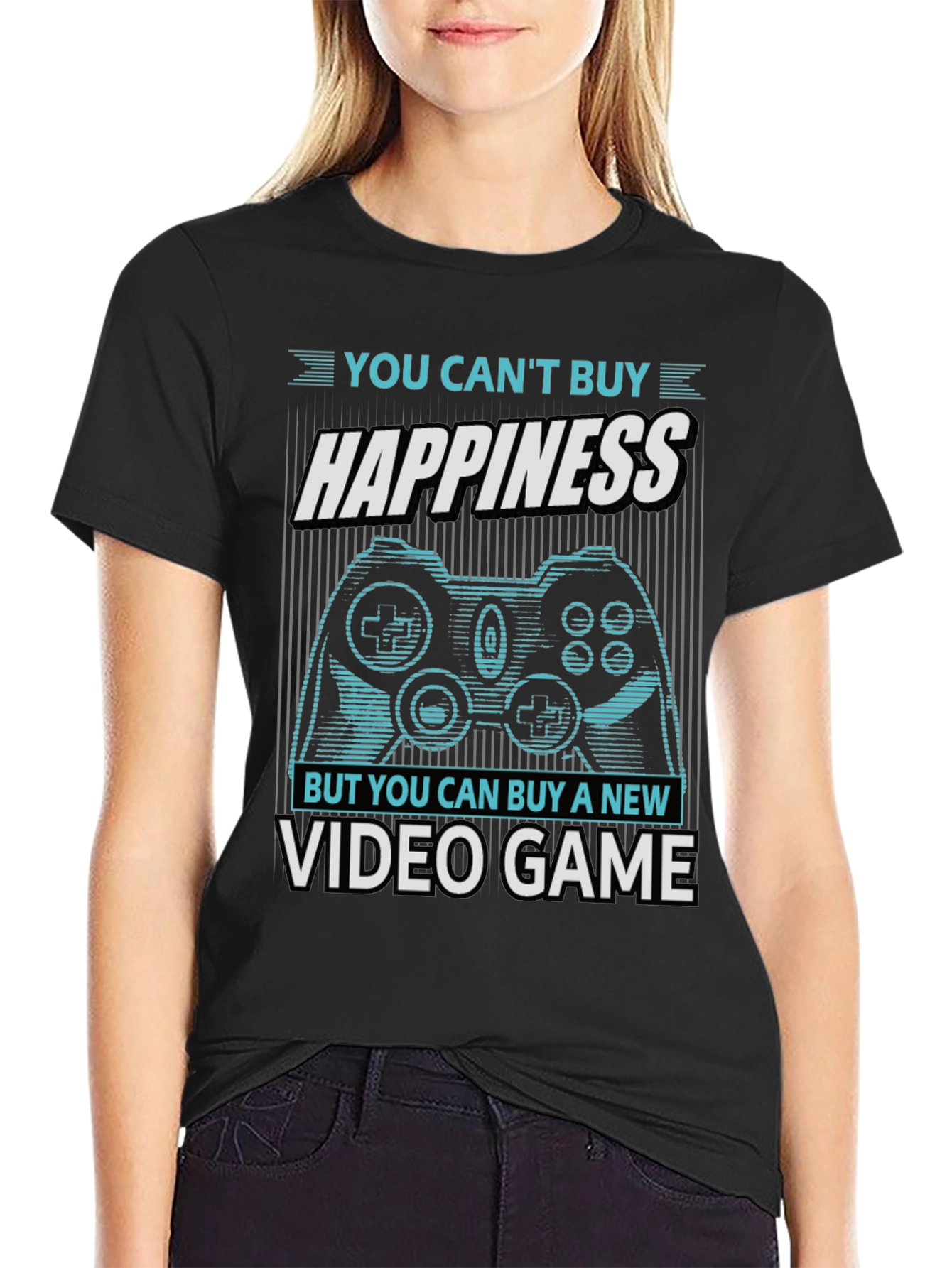 Gamer T-Shirt: Buy Video Games Not Happiness