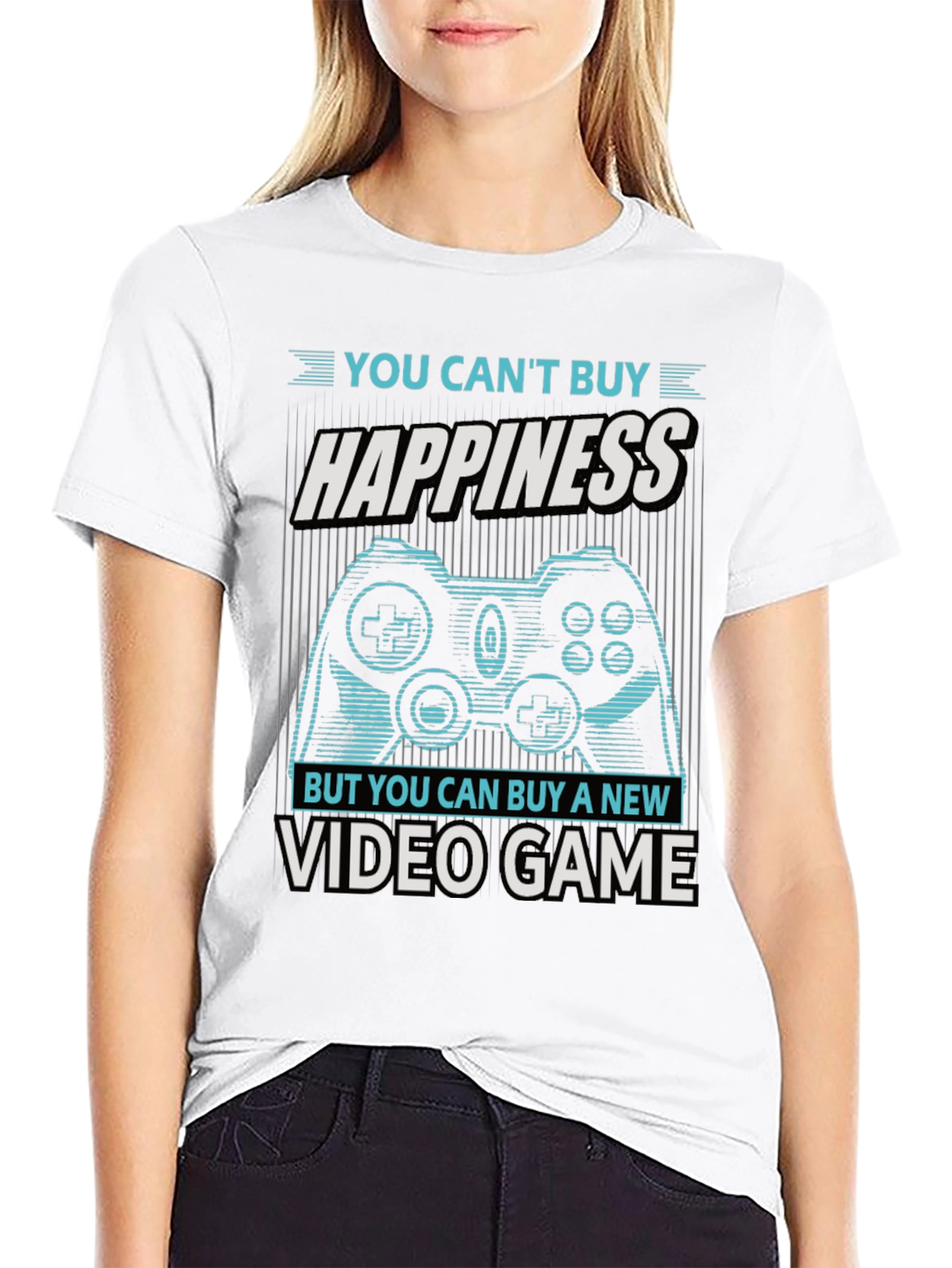Gamer T-Shirt: Buy Video Games Not Happiness