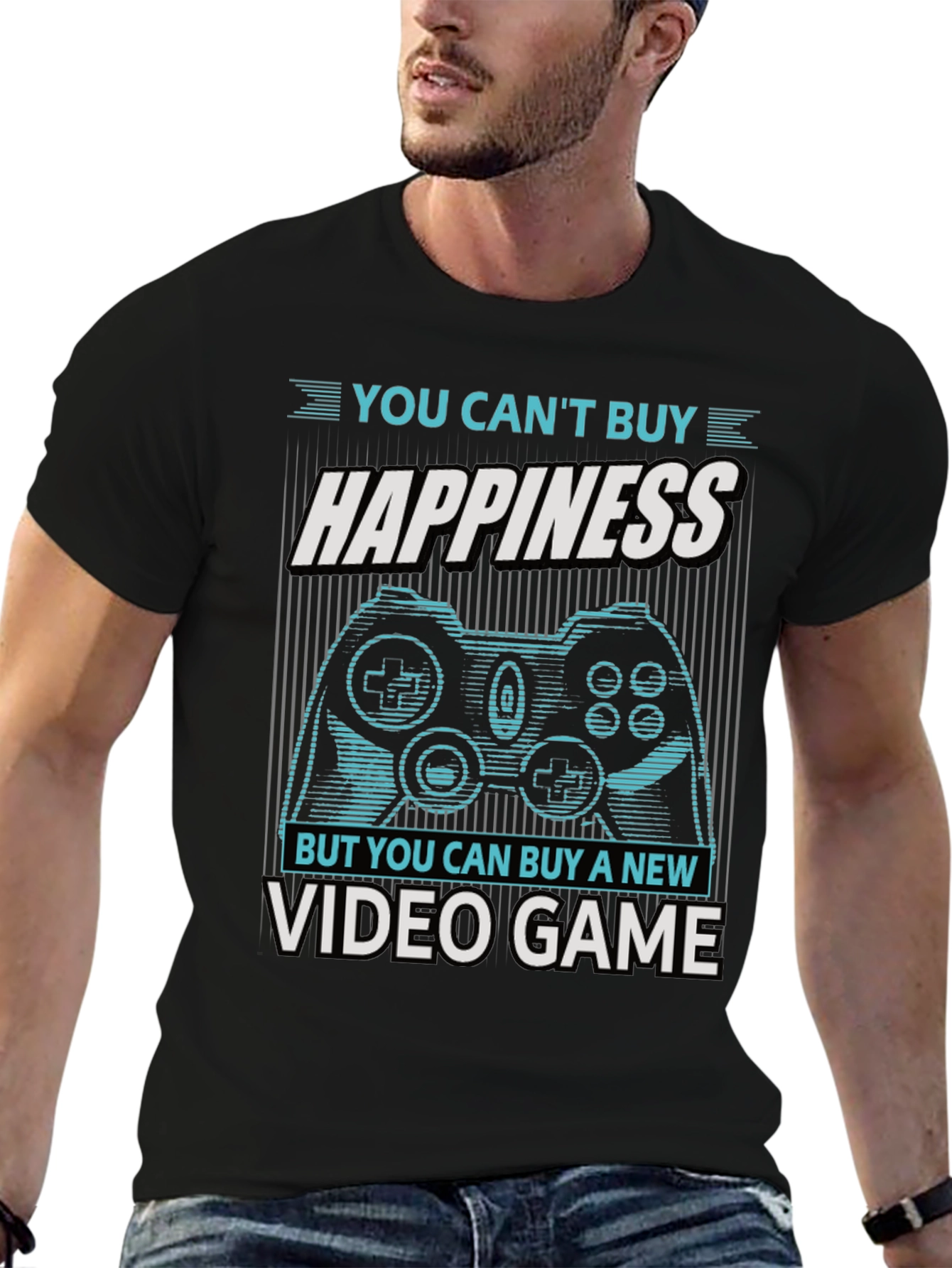 Gamer T-Shirt: Buy Video Games Not Happiness