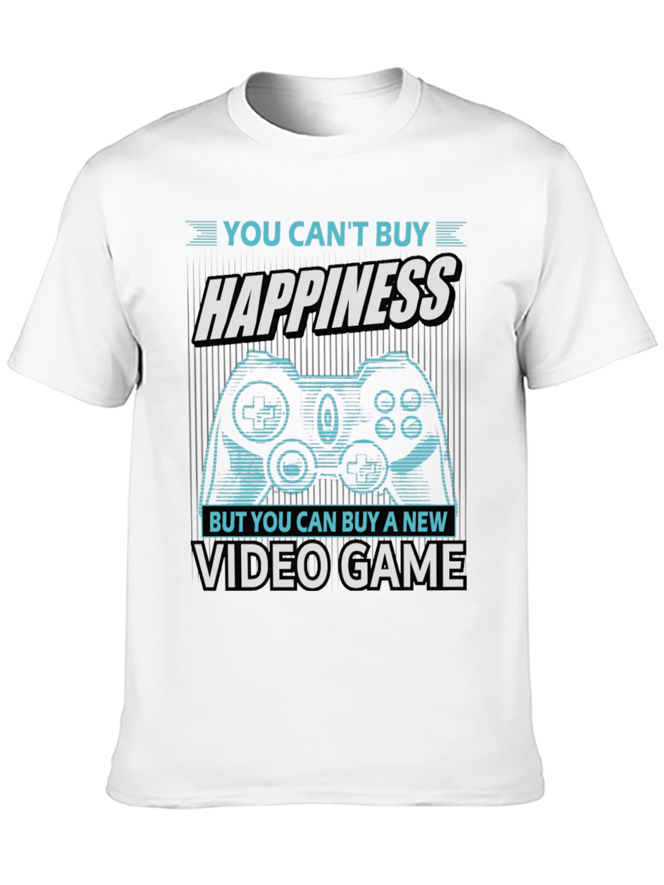Gamer T-Shirt: Buy Video Games Not Happiness