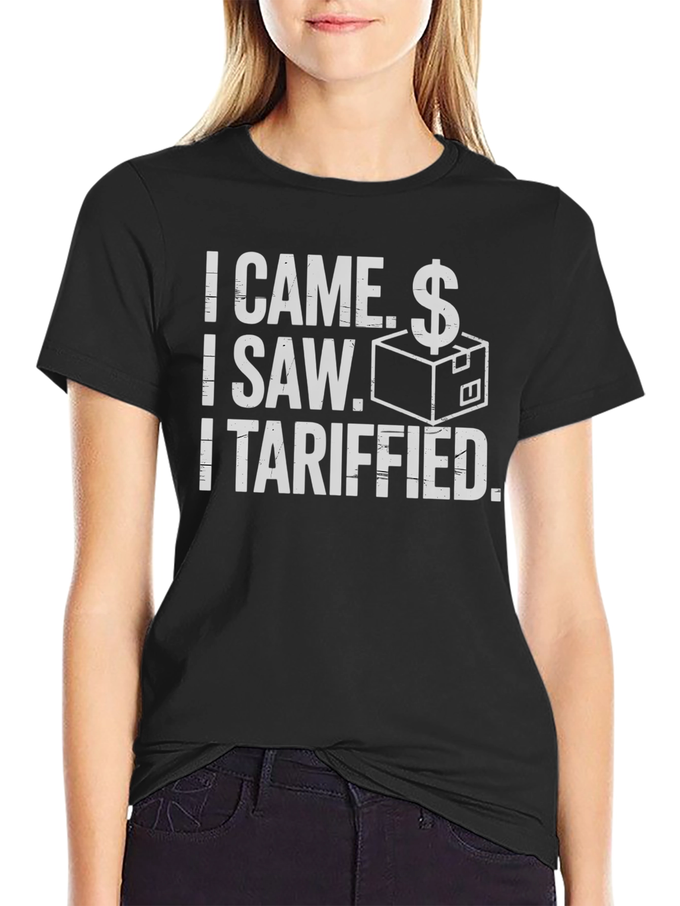 I Came I Saw I Tariffied Funny T-Shirt