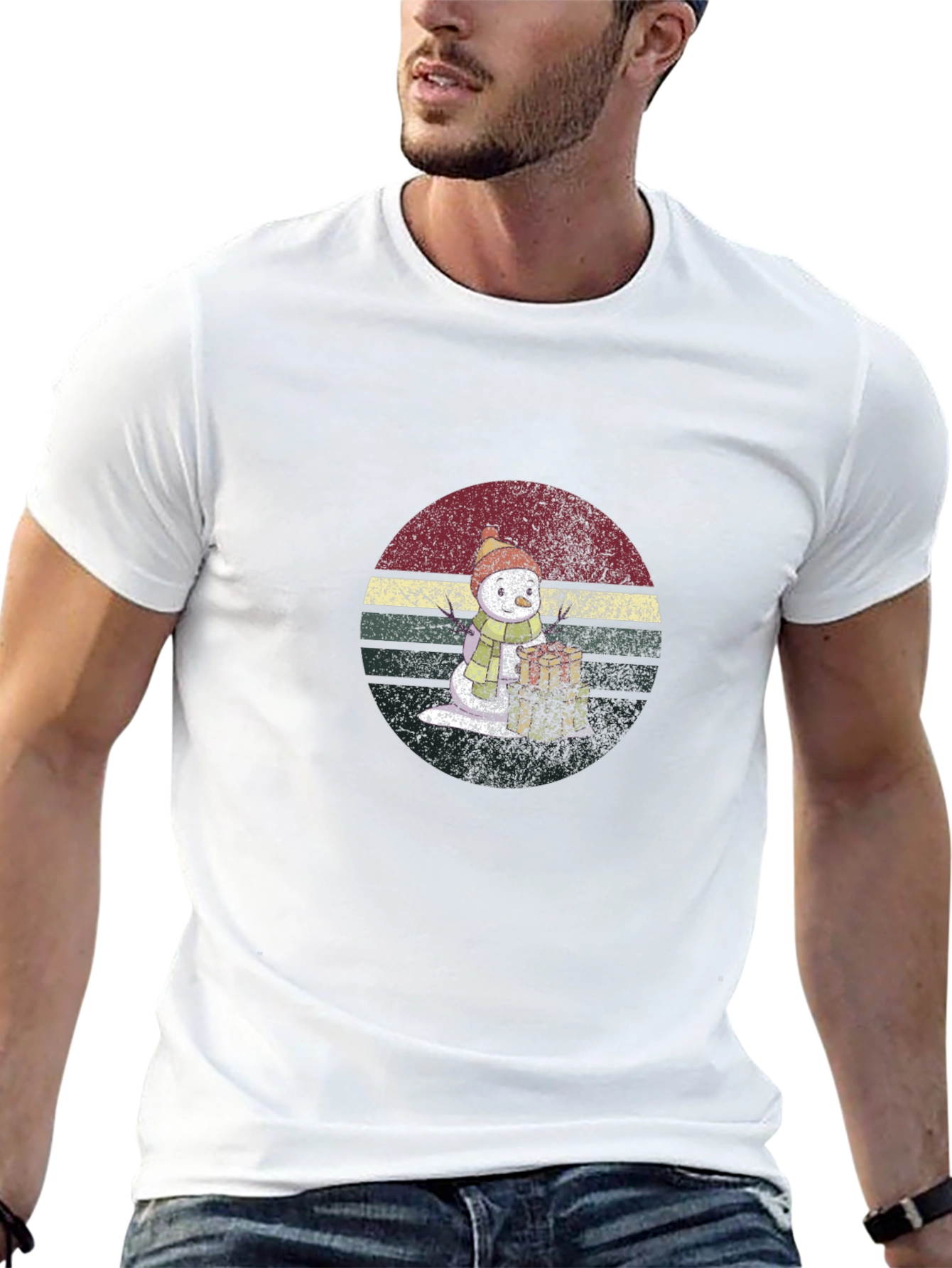 Retro Snowman T-Shirt
