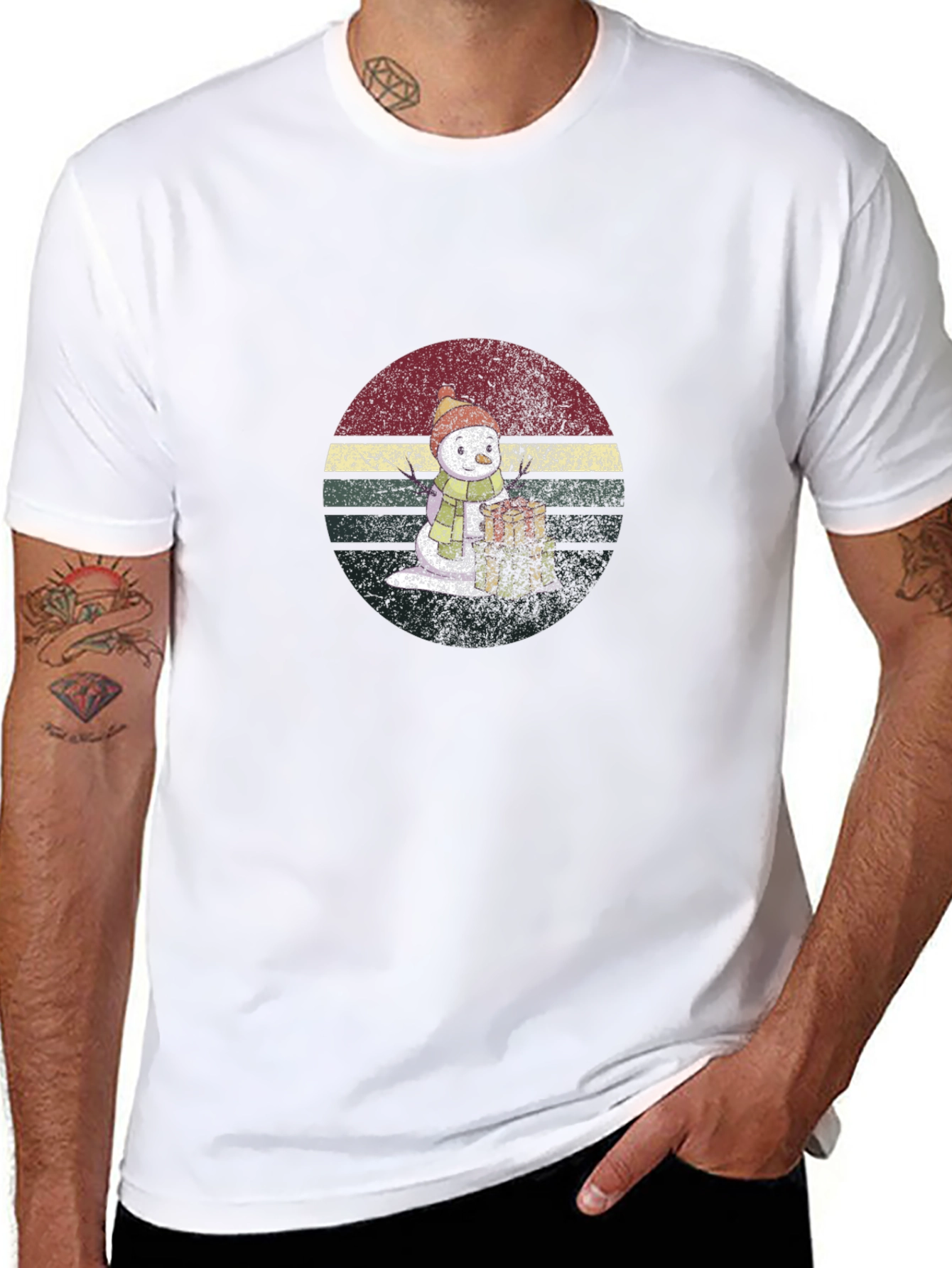Retro Snowman T-Shirt