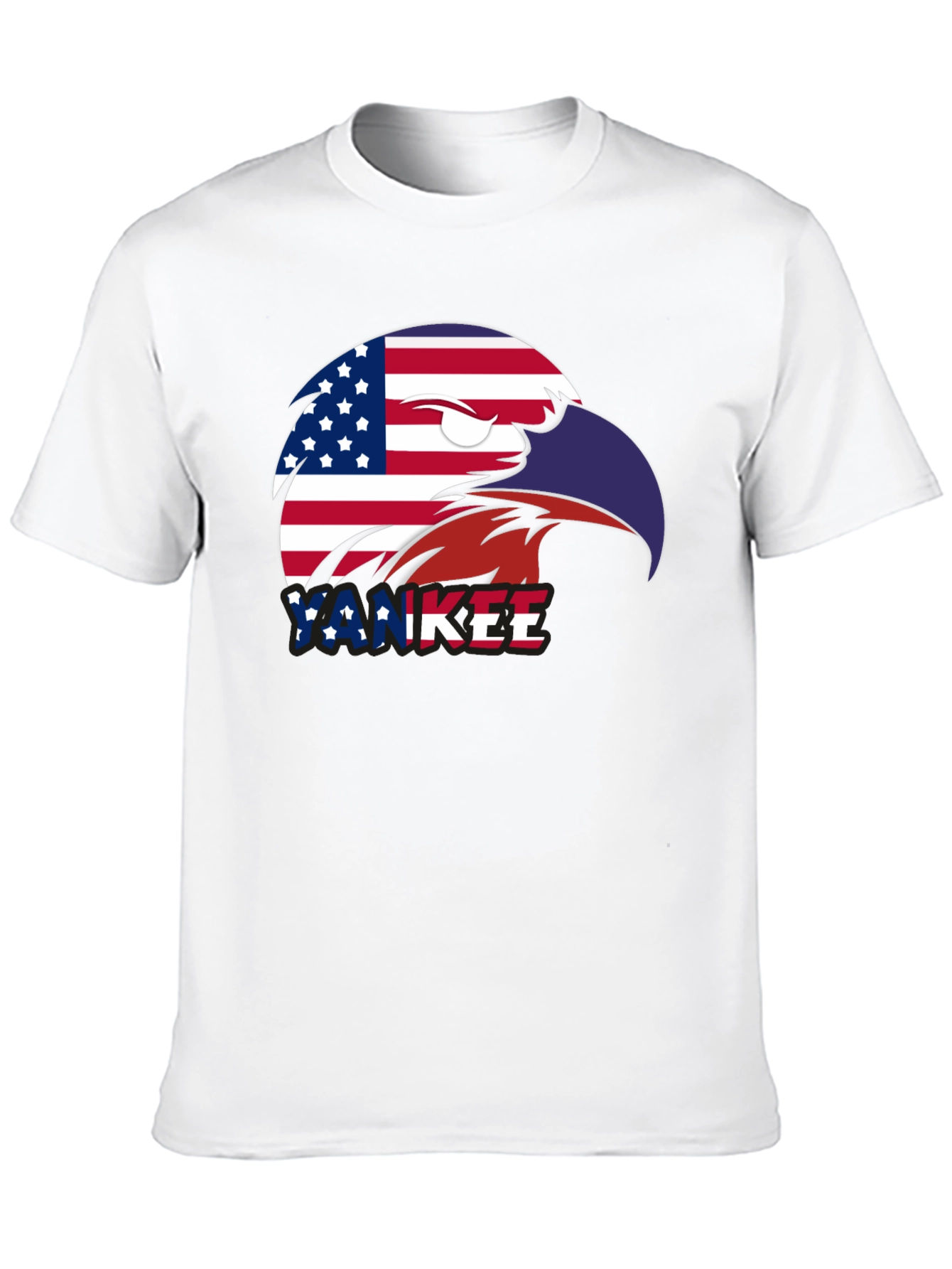 Patriotic Eagle YANKEE Graphic T-Shirt