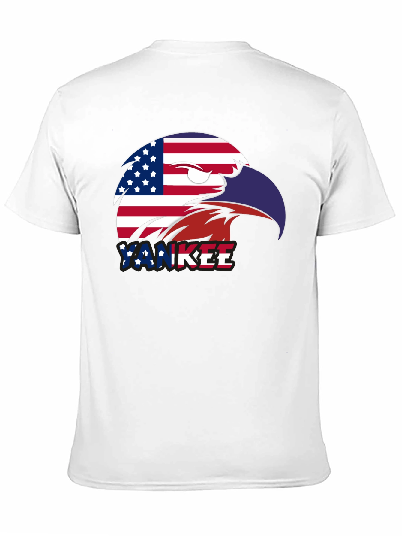 Patriotic Eagle YANKEE Graphic T-Shirt
