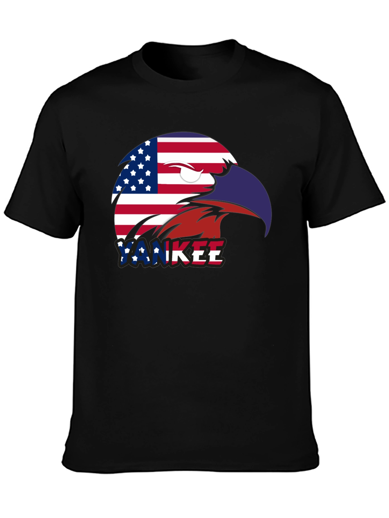 Patriotic Eagle YANKEE Graphic T-Shirt