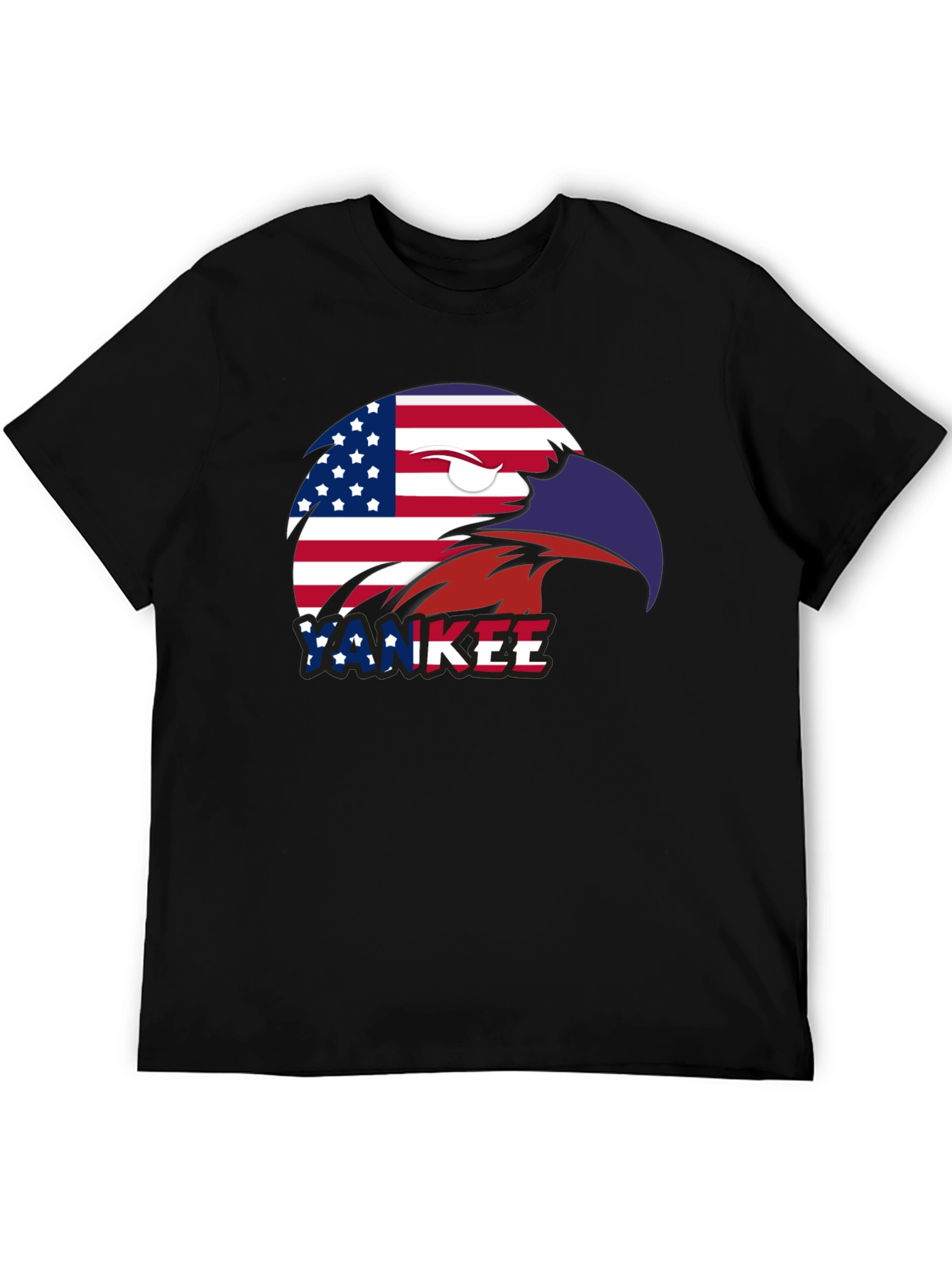Patriotic Eagle YANKEE Graphic T-Shirt