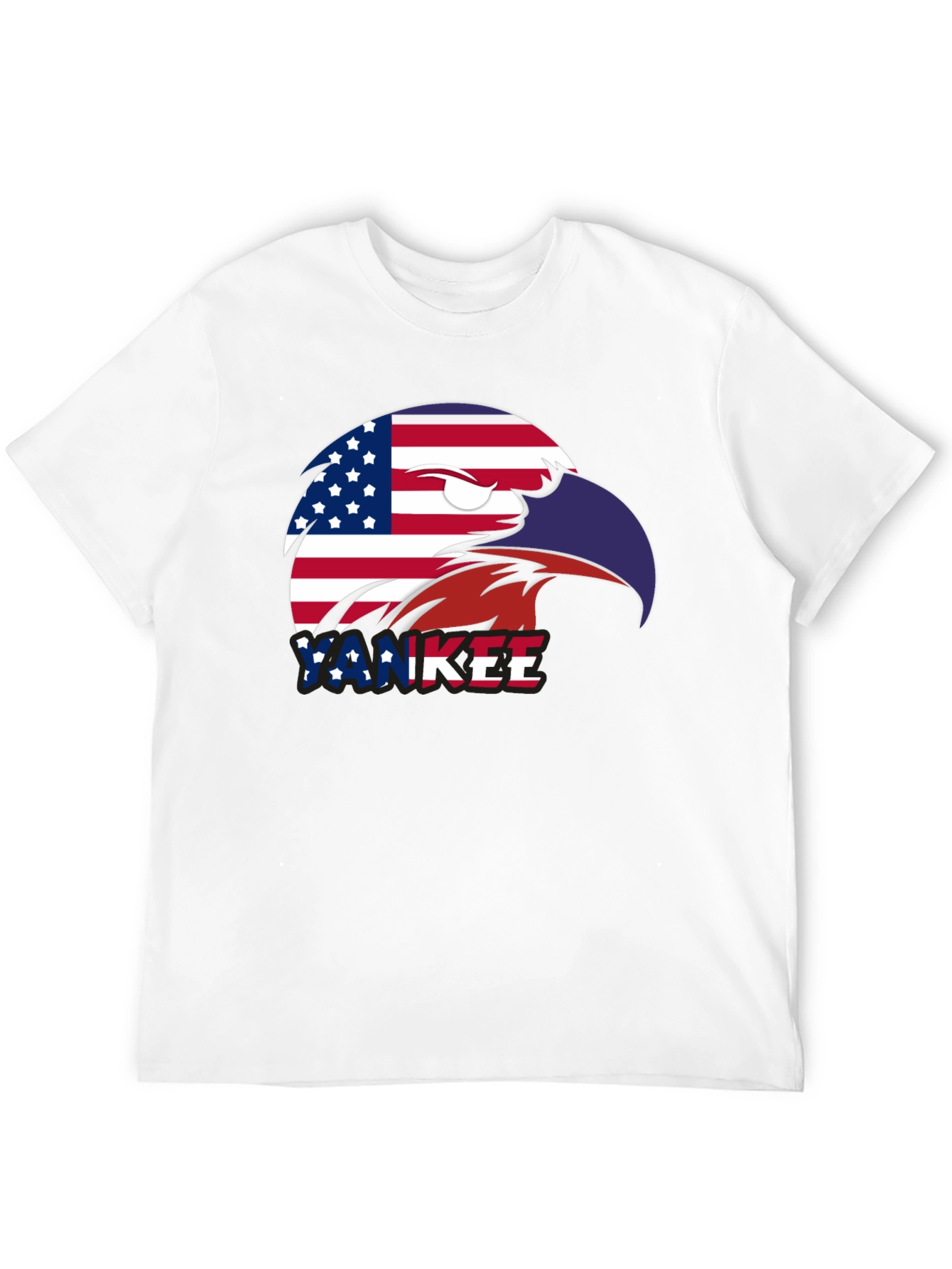 Patriotic Eagle YANKEE Graphic T-Shirt