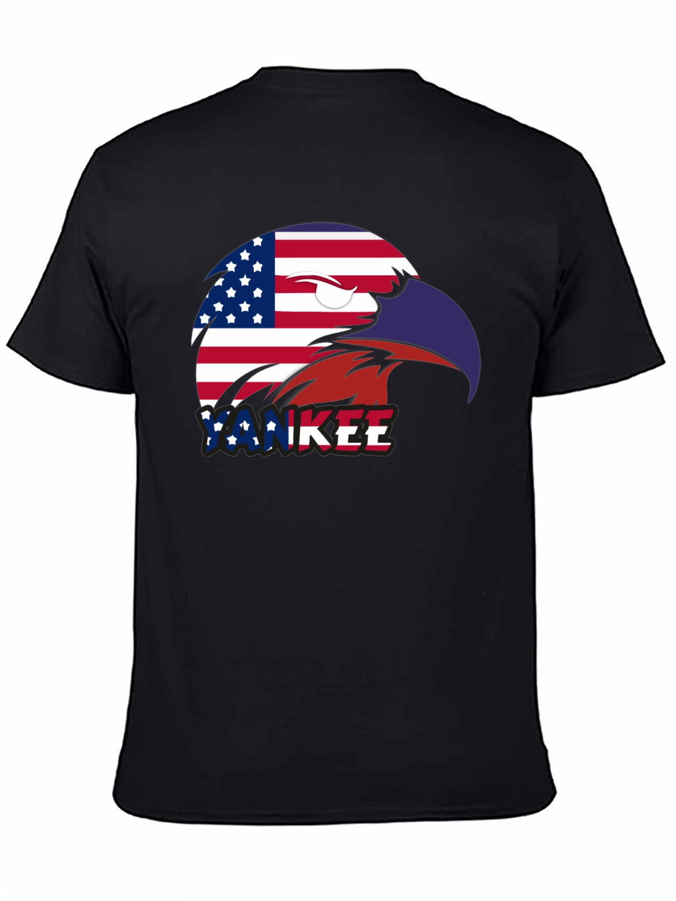 Patriotic Eagle YANKEE Graphic T-Shirt