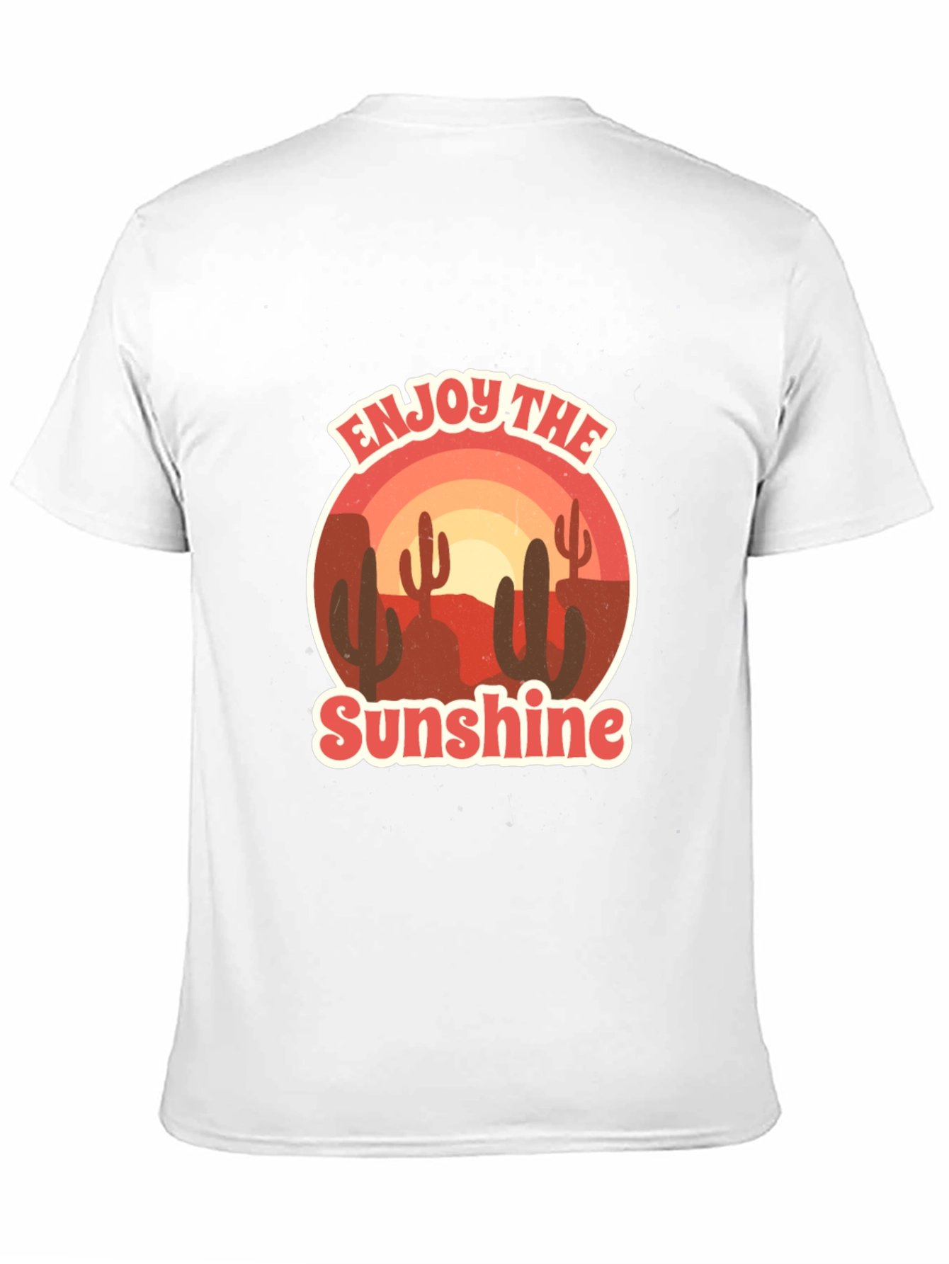 Enjoy the Sunshine Desert Graphic T-Shirt