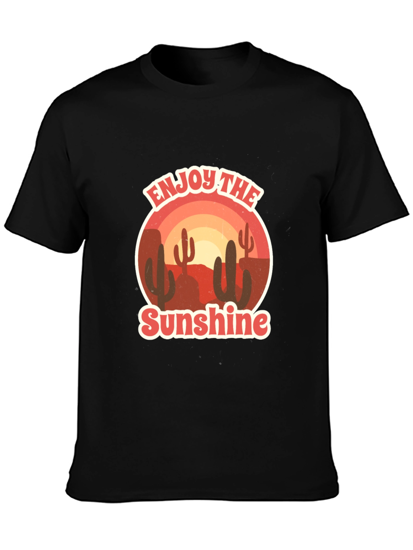 Enjoy the Sunshine Desert Graphic T-Shirt