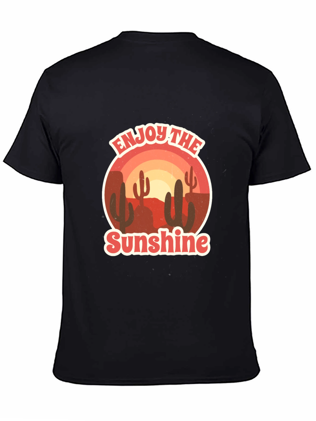 Enjoy the Sunshine Desert Graphic T-Shirt