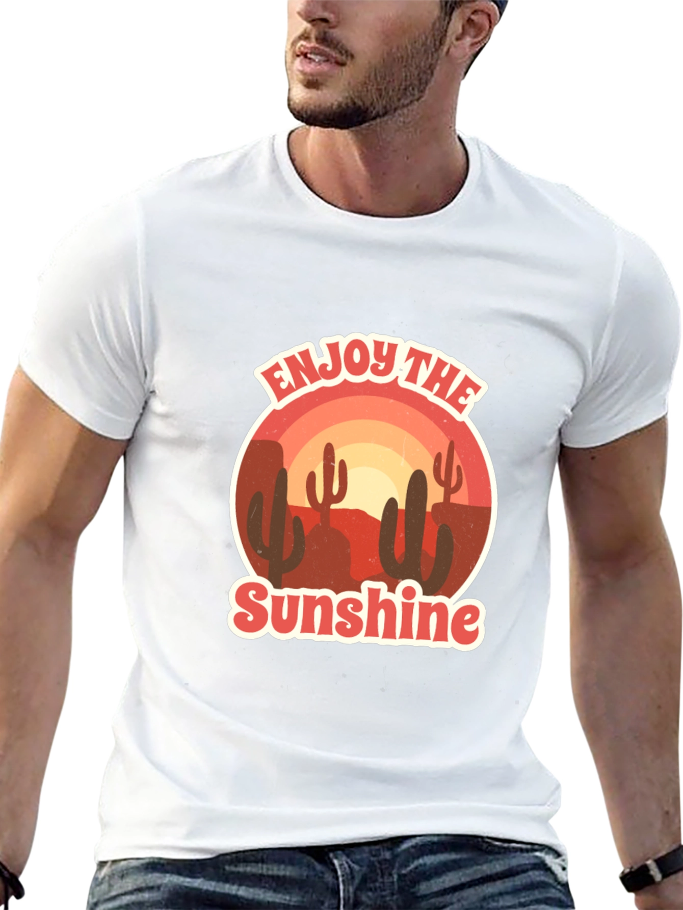 Enjoy the Sunshine Desert Graphic T-Shirt