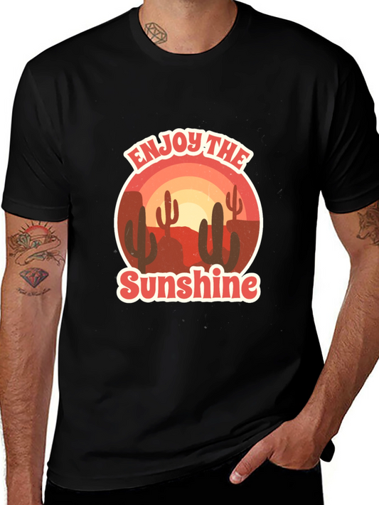 Enjoy the Sunshine Desert Graphic T-Shirt