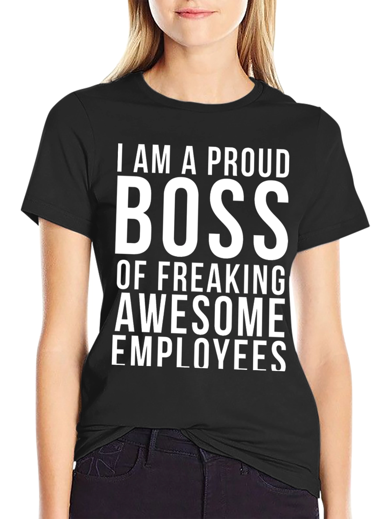 Proud Boss Graphic Tee - Awesome Employees Shirt