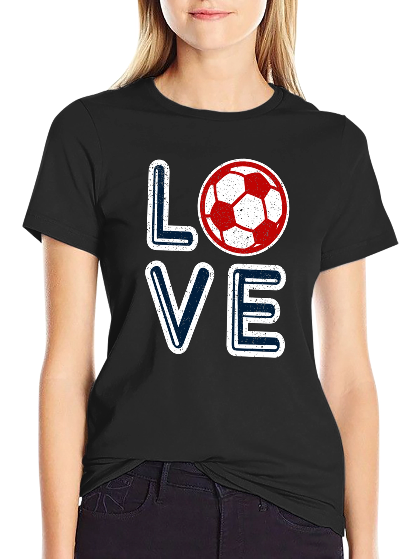Love Soccer Graphic Tee - Sporty Fan T-Shirt