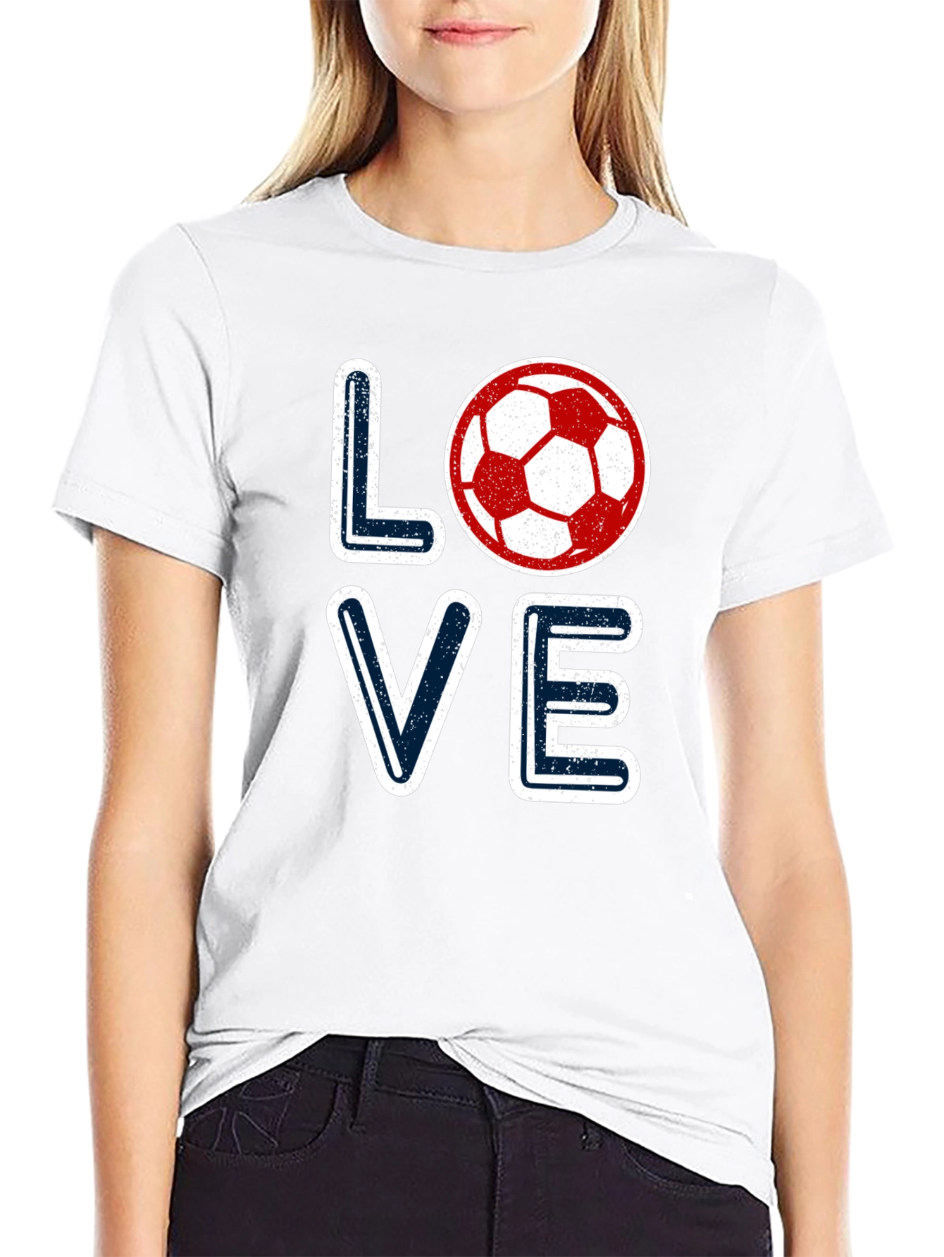 Love Soccer Graphic Tee - Sporty Fan T-Shirt