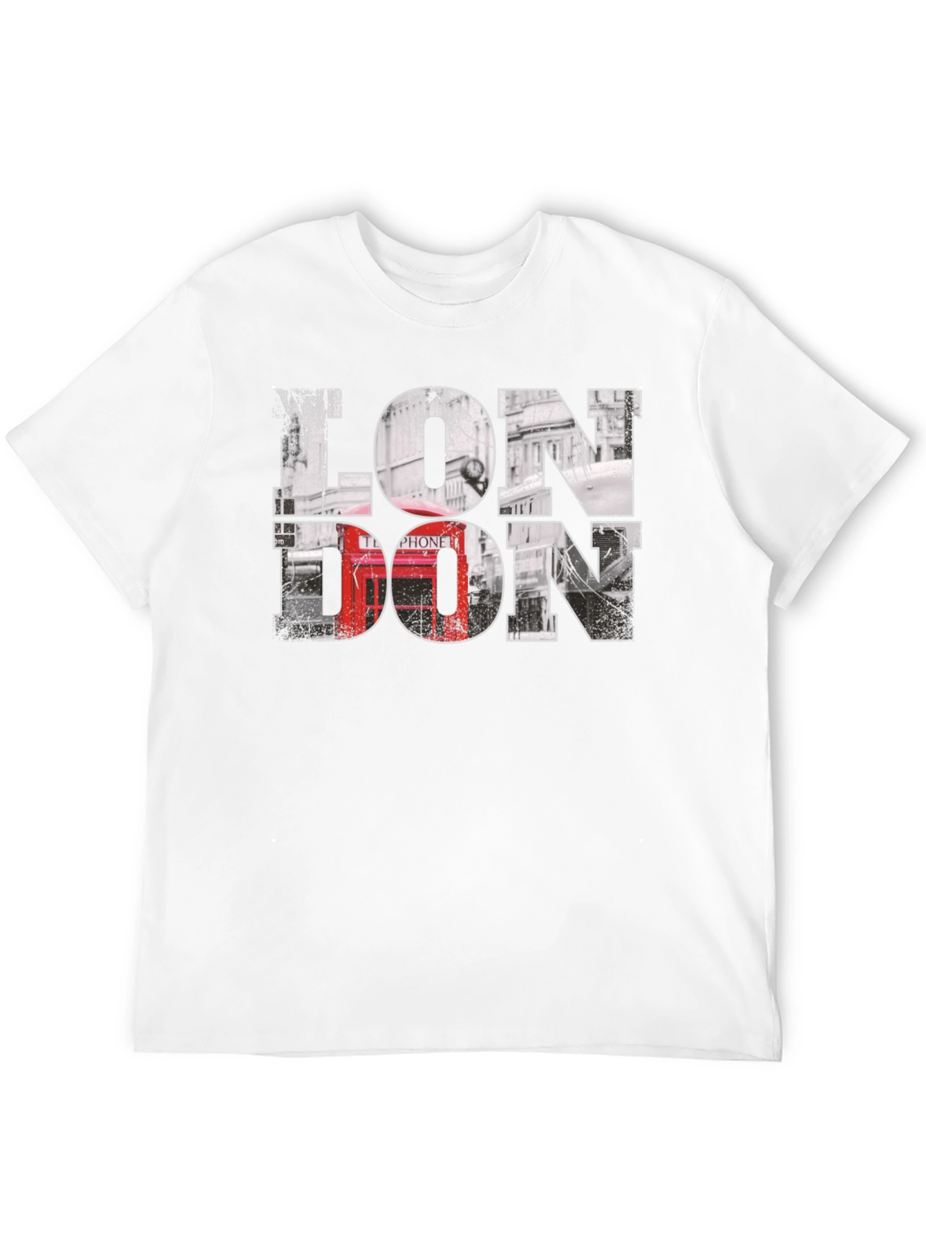 London Graphic Tee - Black Cotton