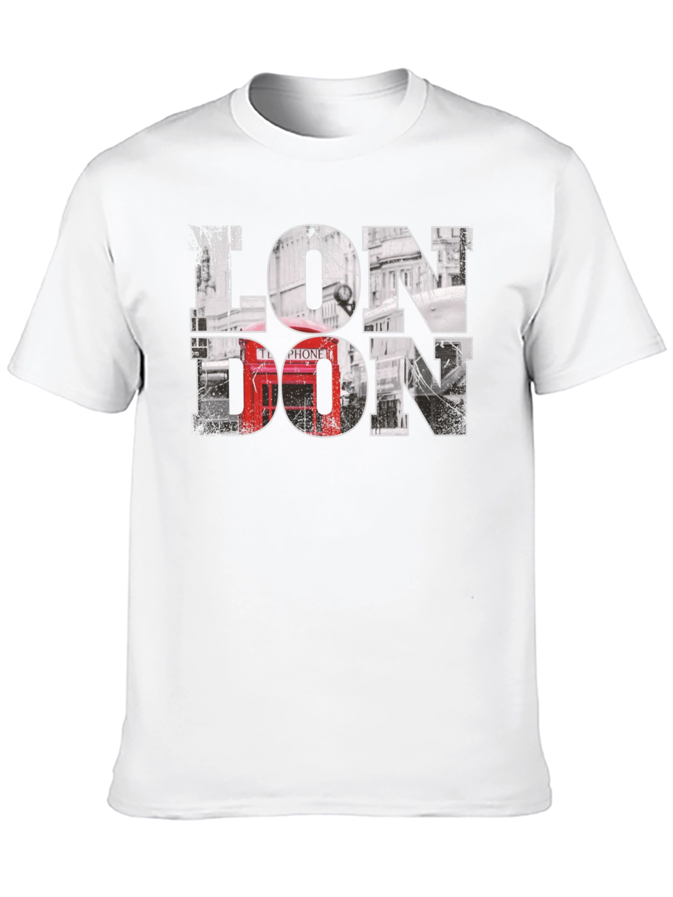 London Graphic Tee - Black Cotton