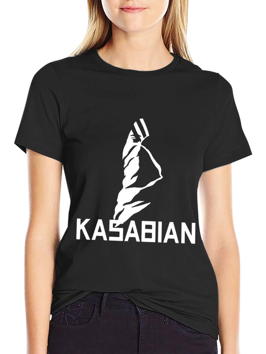 Kasabian Band Graphic Tee - Black Cotton T-Shirt