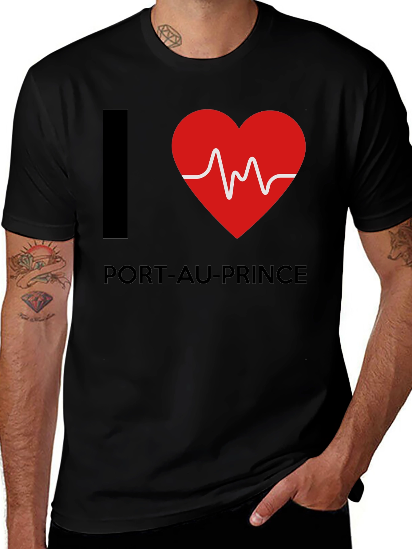 I Heart Port-au-Prince Black T-Shirt