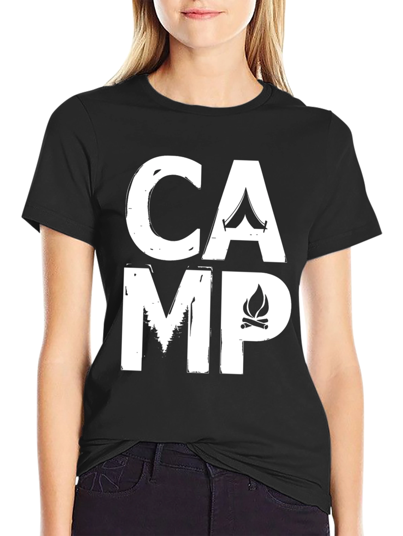 Camp Graphic Tee - Black