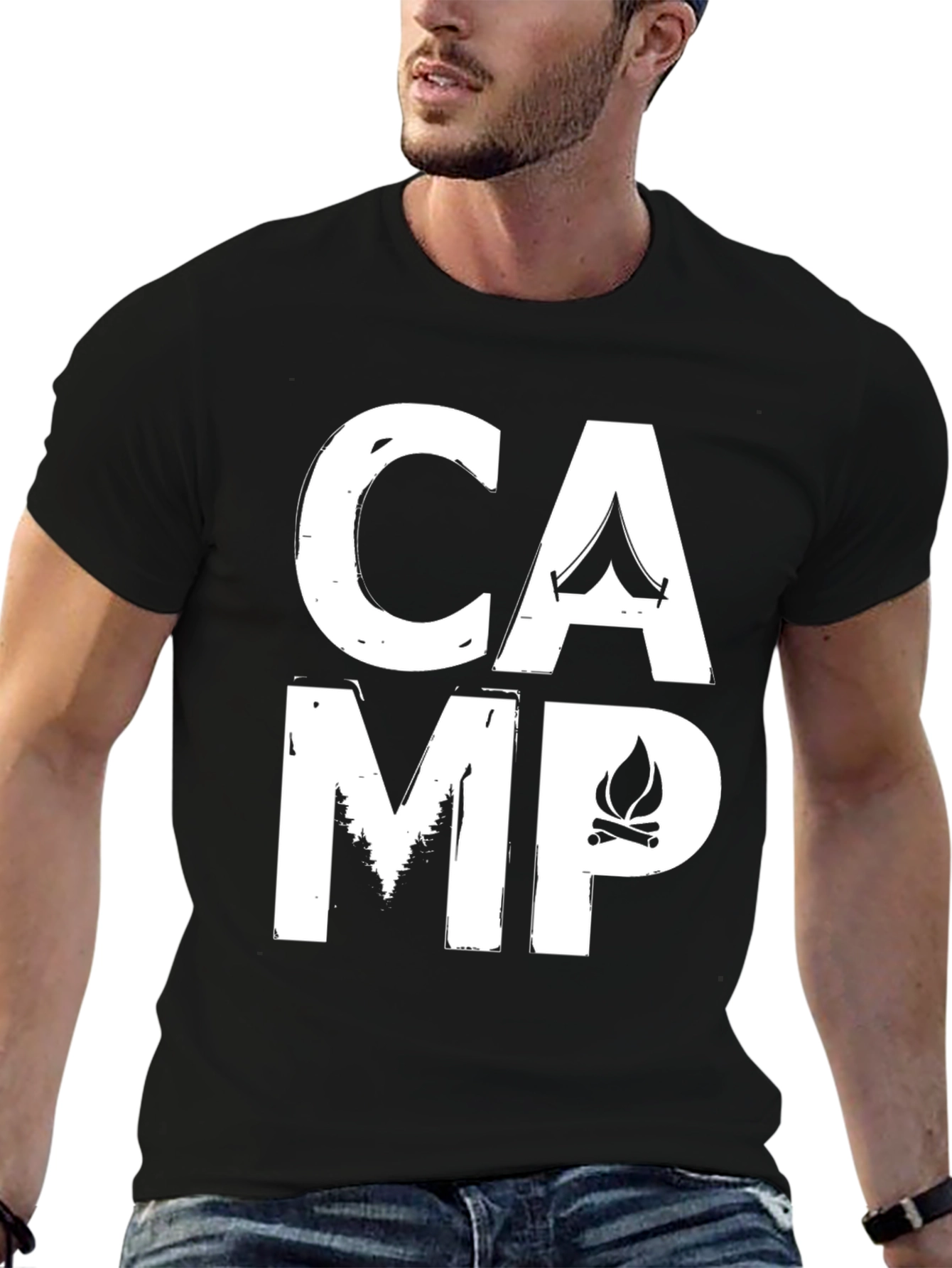 Camp Graphic Tee - Black