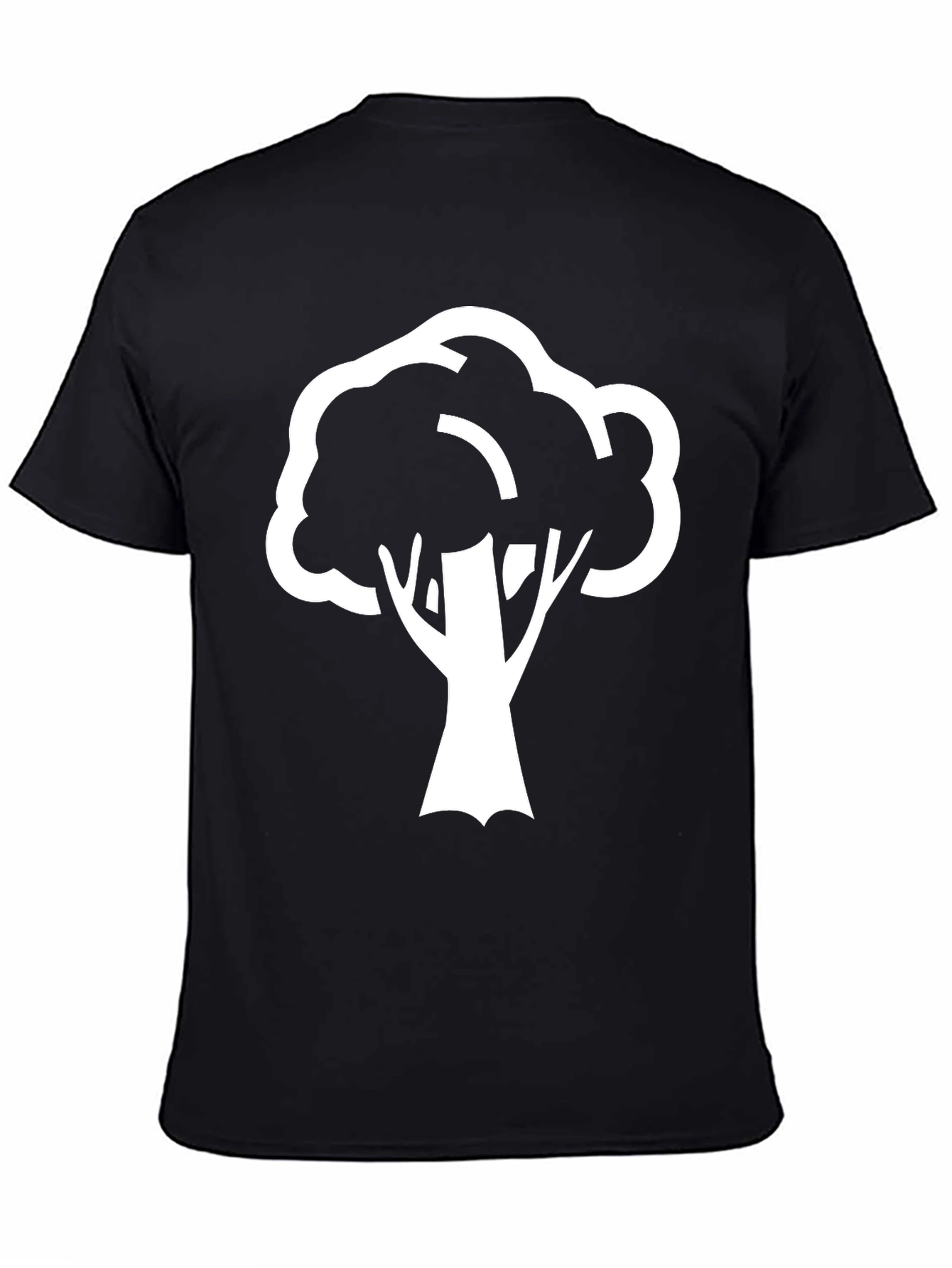 Black Tree Graphic Tee - Nature Inspired Casual Wear
