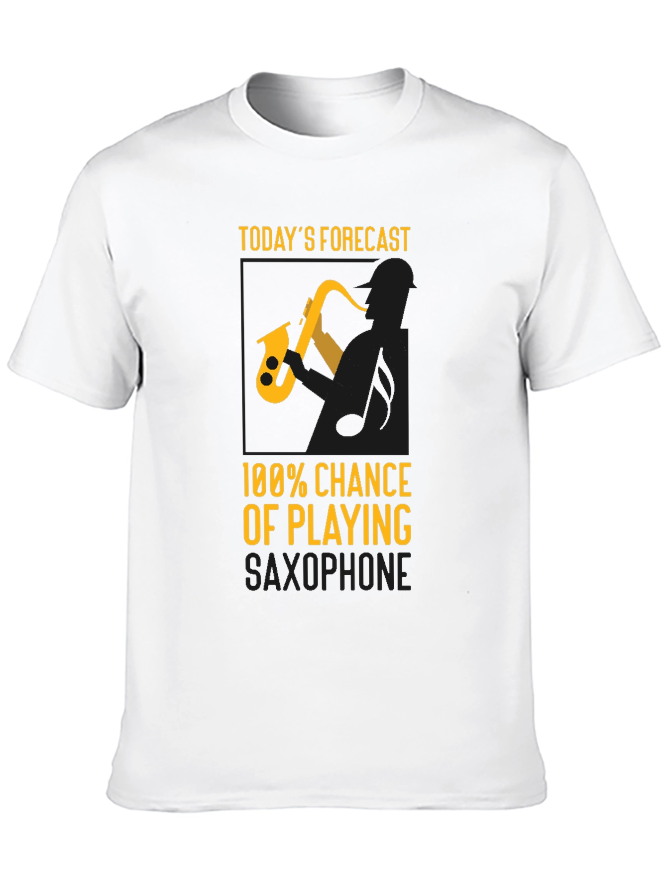 Saxophone Forecast T-Shirt - Musician Tee