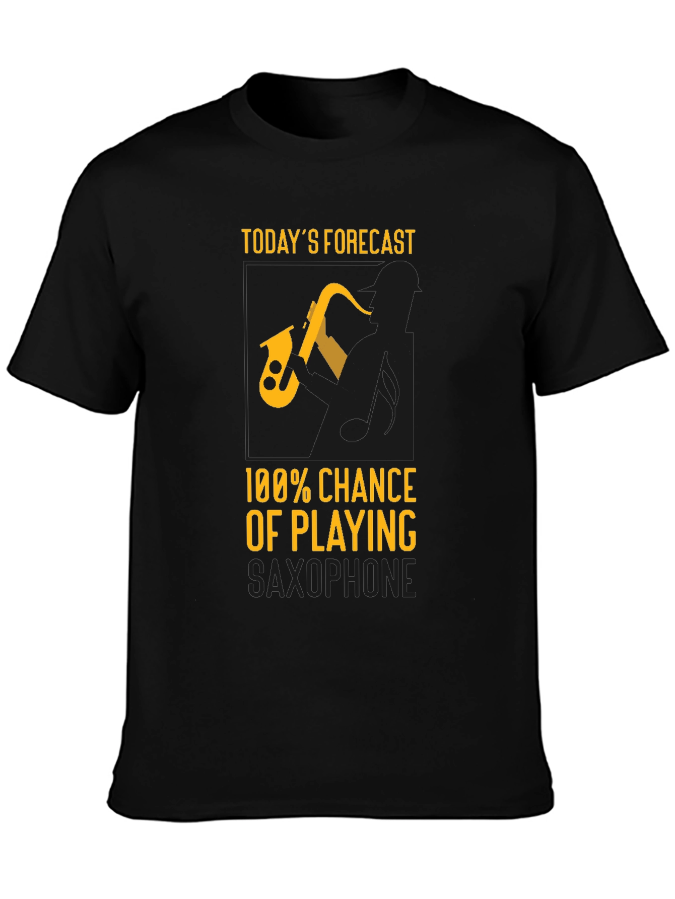 Saxophone Forecast T-Shirt - Musician Tee