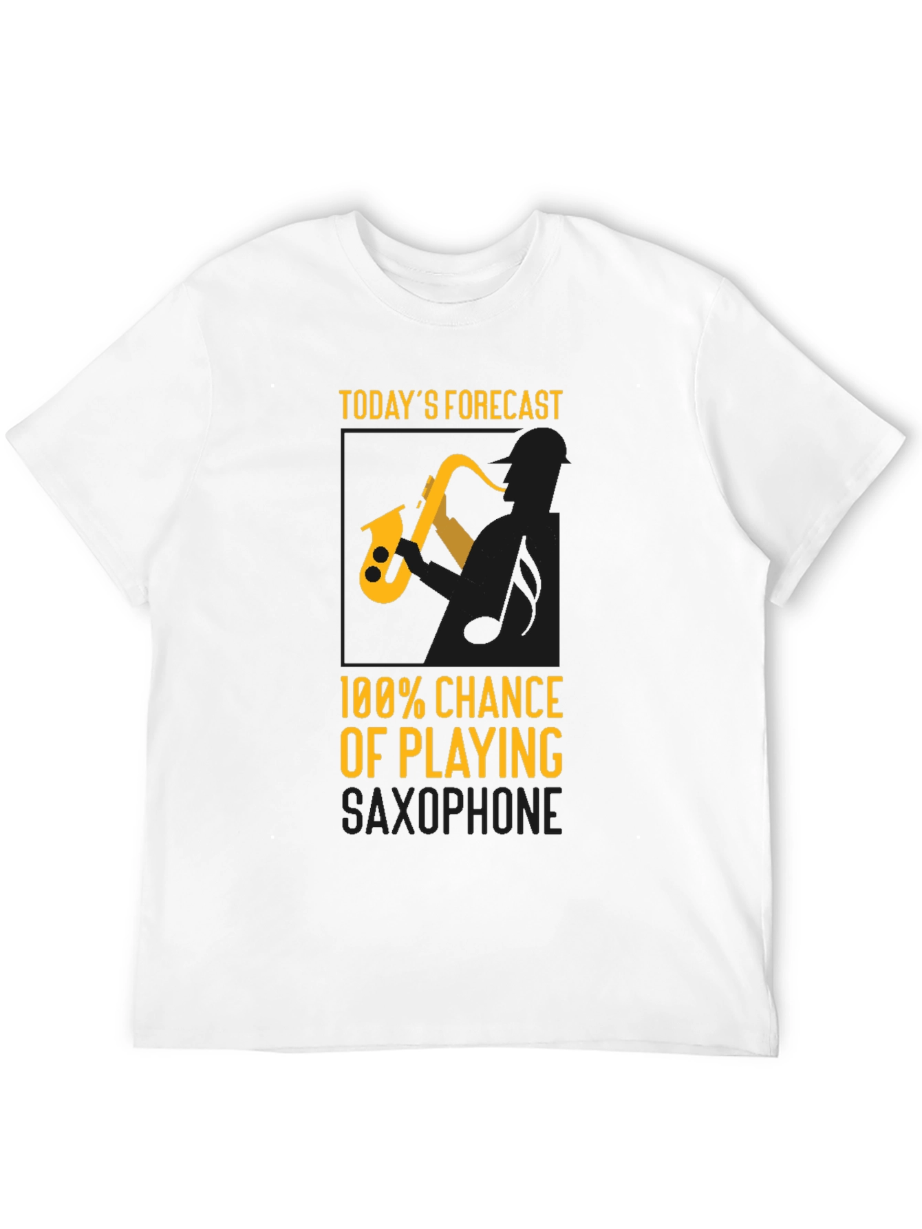 Saxophone Forecast T-Shirt - Musician Tee