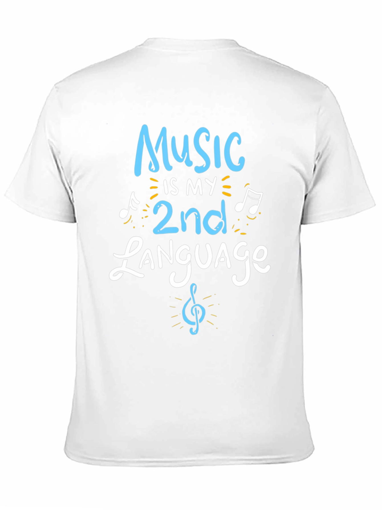 Music is My 2nd Language T-Shirt