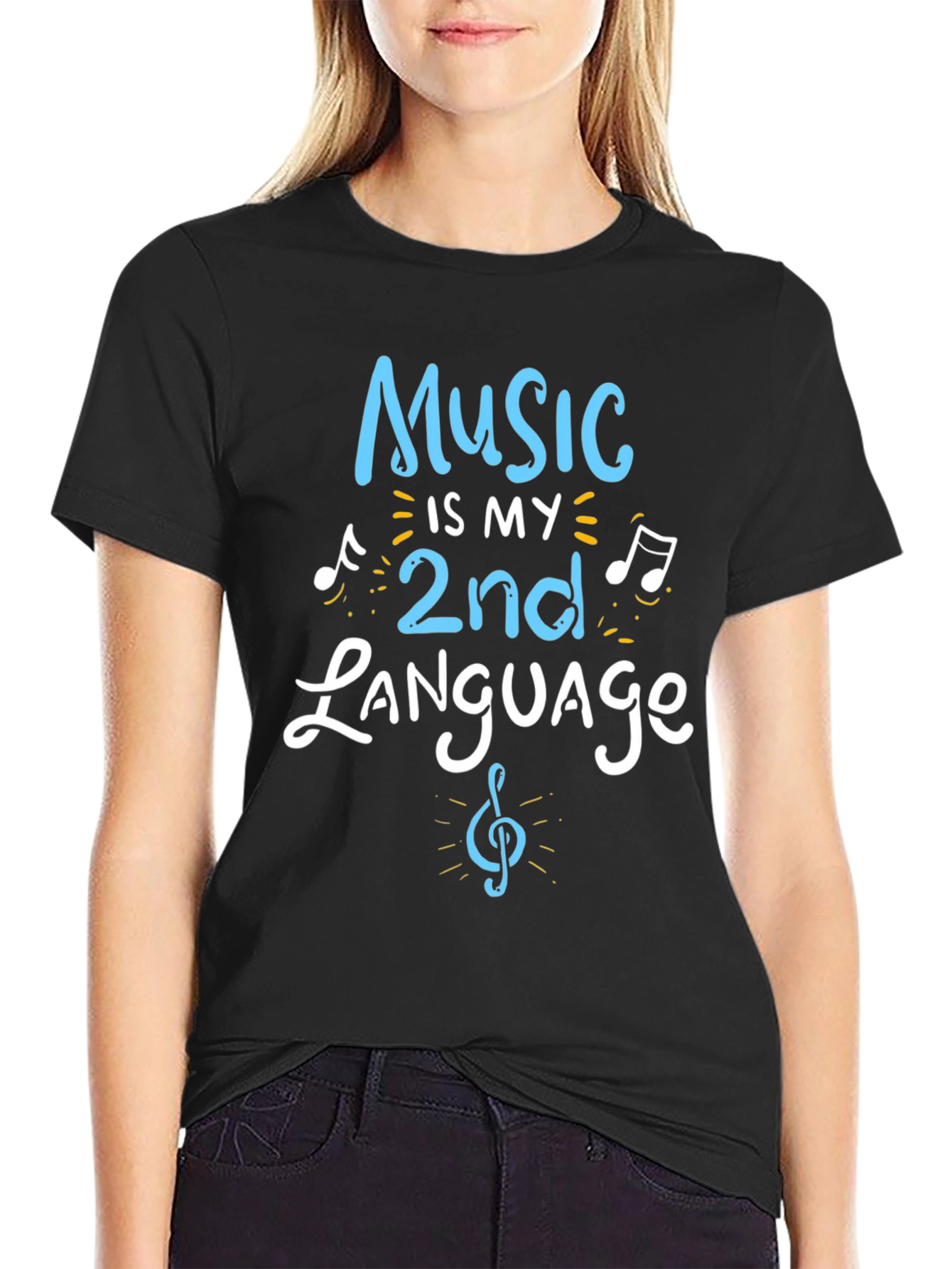 Music is My 2nd Language T-Shirt