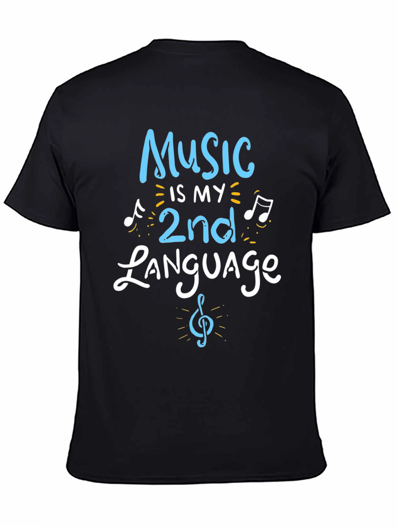 Music is My 2nd Language T-Shirt
